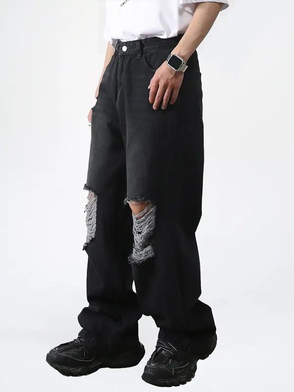 Vintage Retro punk denim pants Size US 32 / EU 48 - 8 Thumbnail