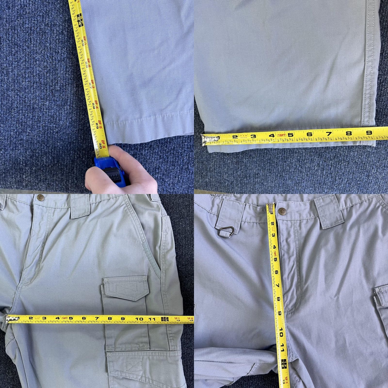 Propper VINTAGE: Propper Pants Womens 20 Gray Tactical Cargo Utility Ripstop Elastic Waist Size 42" / US 20 - 8 Thumbnail