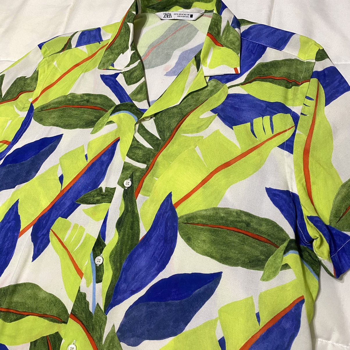 Zara Zara Camp Collar Shirt Size US M / EU 48-50 / 2 - 4 Thumbnail