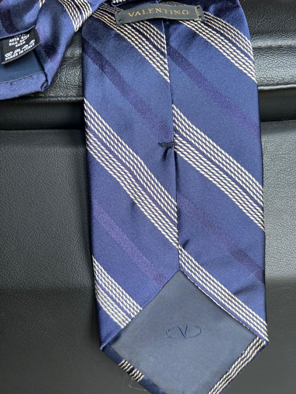 Valentino Valentino exclusive long silk tie Size ONE SIZE - 3 Thumbnail