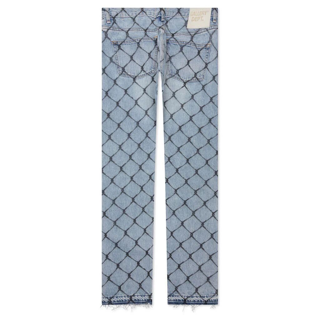 Gallery Dept. o1mle0825 Cage 5001 Denim Pants in Indigo Blue Size US 38 / EU 54 - 2 Thumbnail
