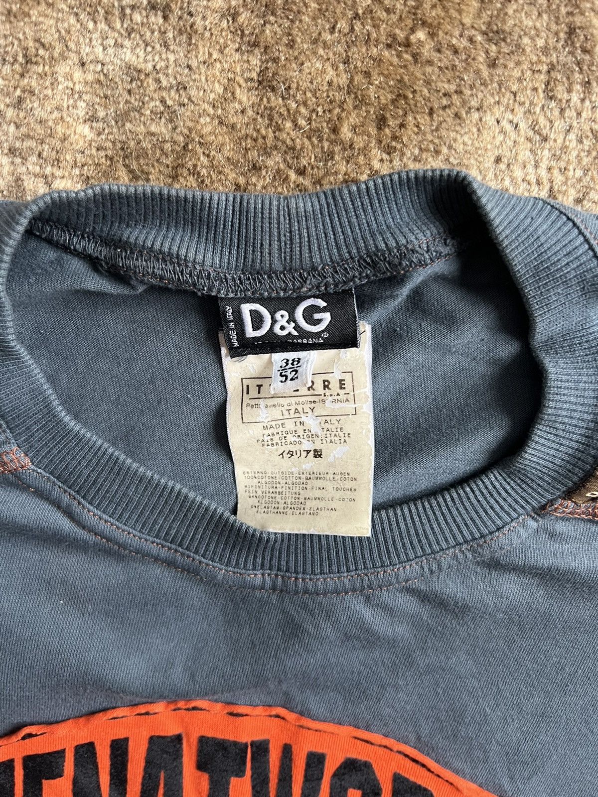 Dolce & Gabbana Vintage Japanese Dolce and Gabbana cargo t shirt “Menatwork” Size US M / EU 48-50 / 2 - 6 Thumbnail