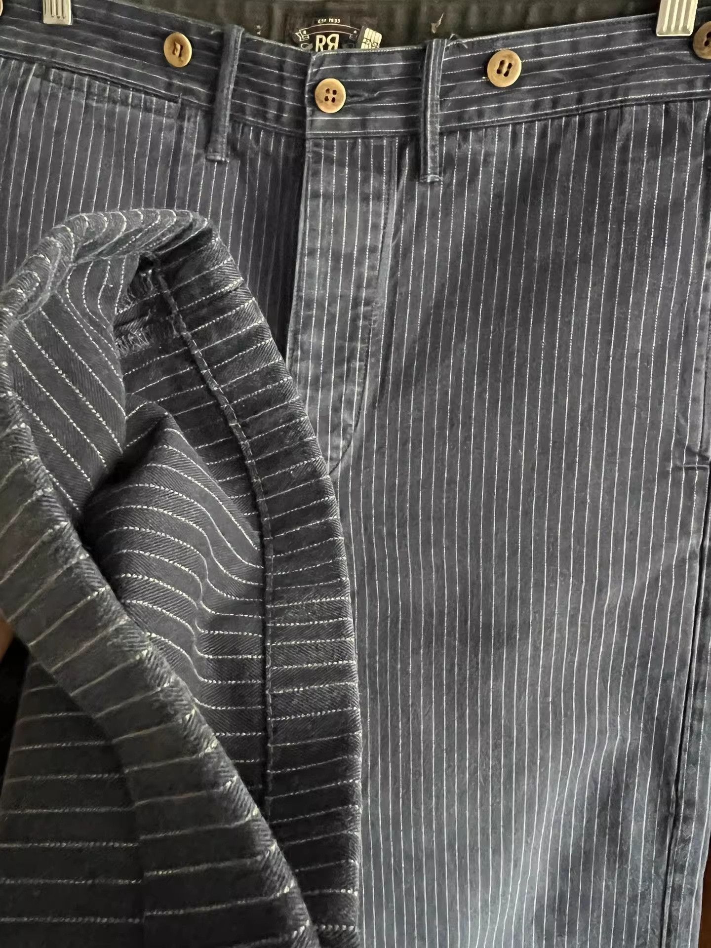 RRL Ralph Lauren RRL Double RL Striped Boot Trousers Size US 32 / EU 48 - 4 Thumbnail