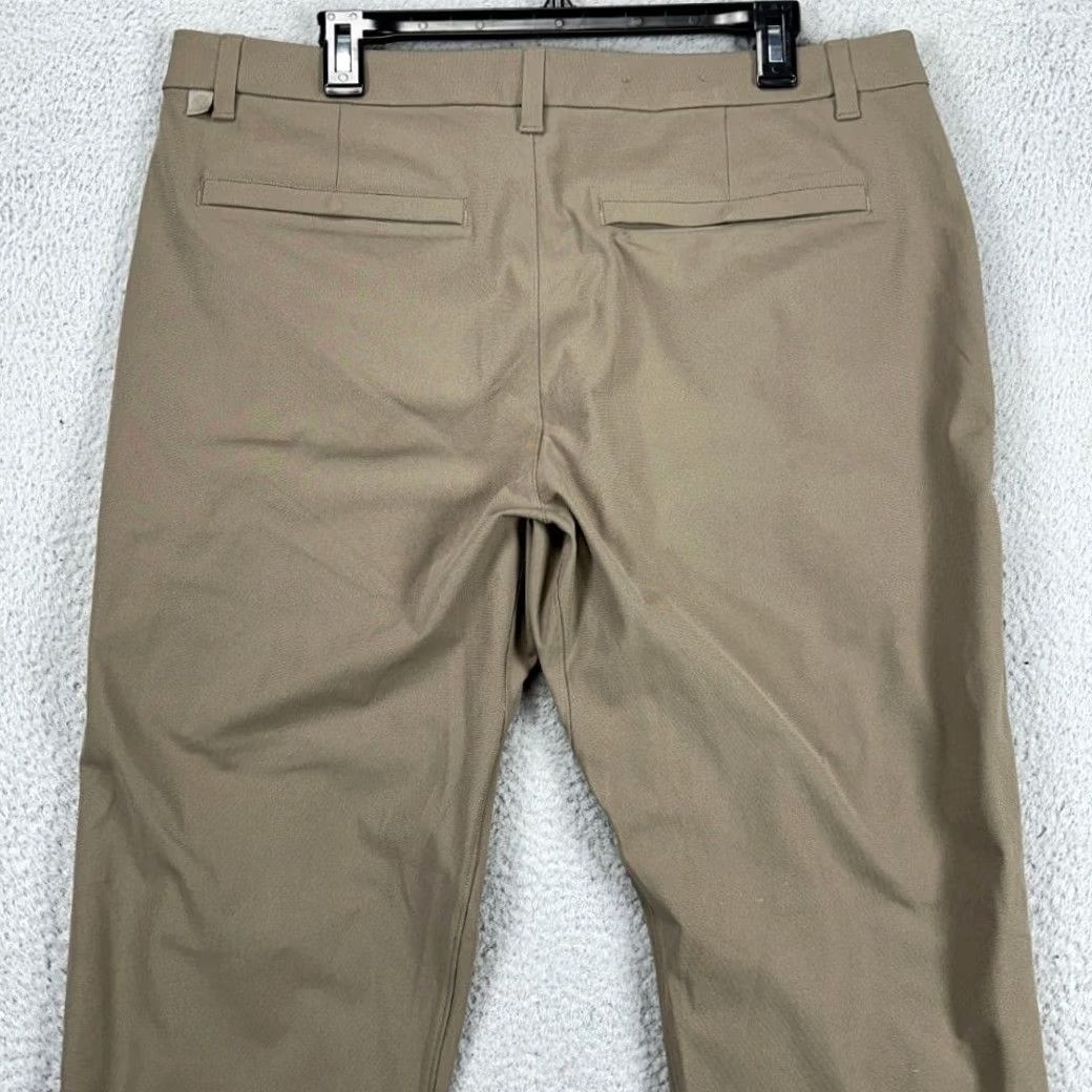 Lululemon Lululemon ABC Golf Pants Mens 36 Tan Flat Front Straight Leg Stretch Pocket Logo Size US 36 / EU 52 - 3 Thumbnail