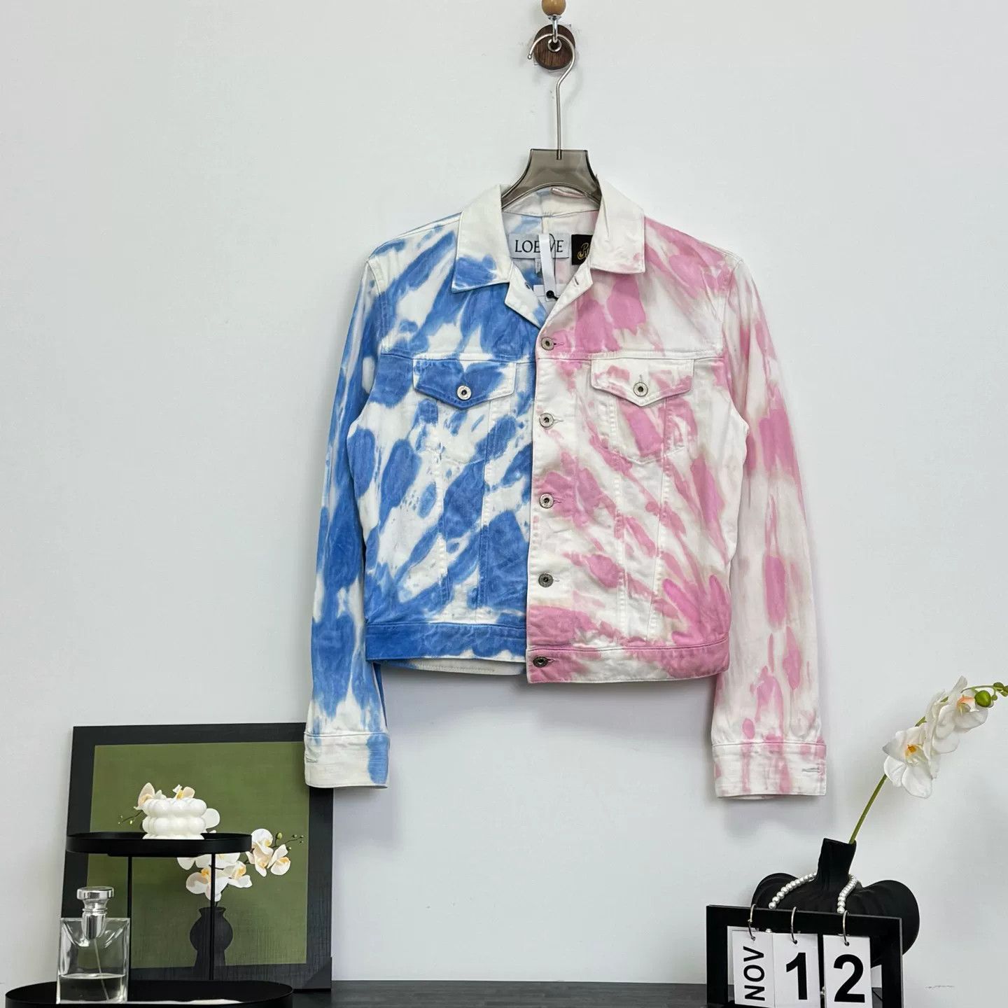 Loewe Loewe Irregular Tie-Dye Denim Jacket Size S / US 4 / IT 40 - 1 Thumbnail
