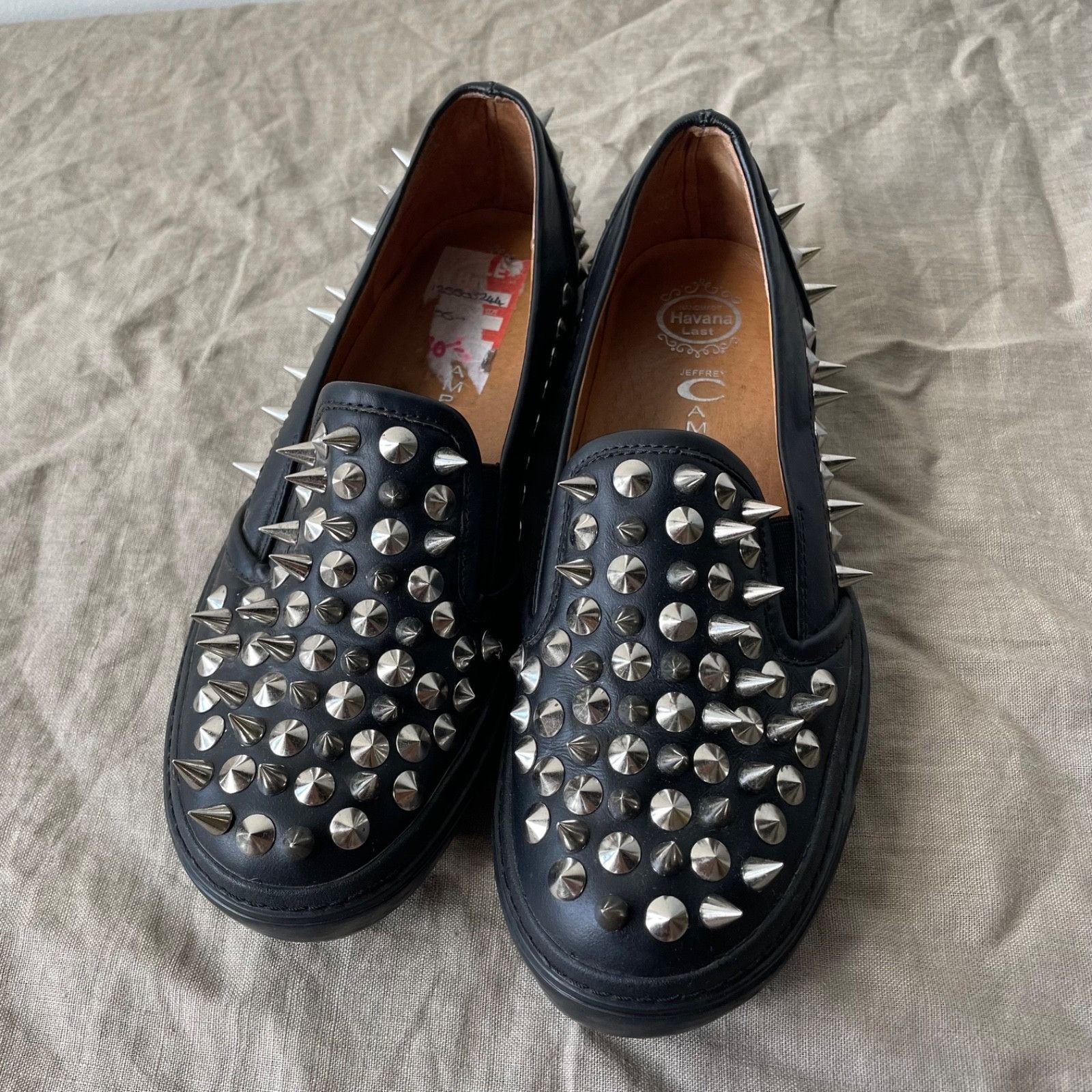 Jeffrey Campbell Studded Spike Loafers Punk 9422AC