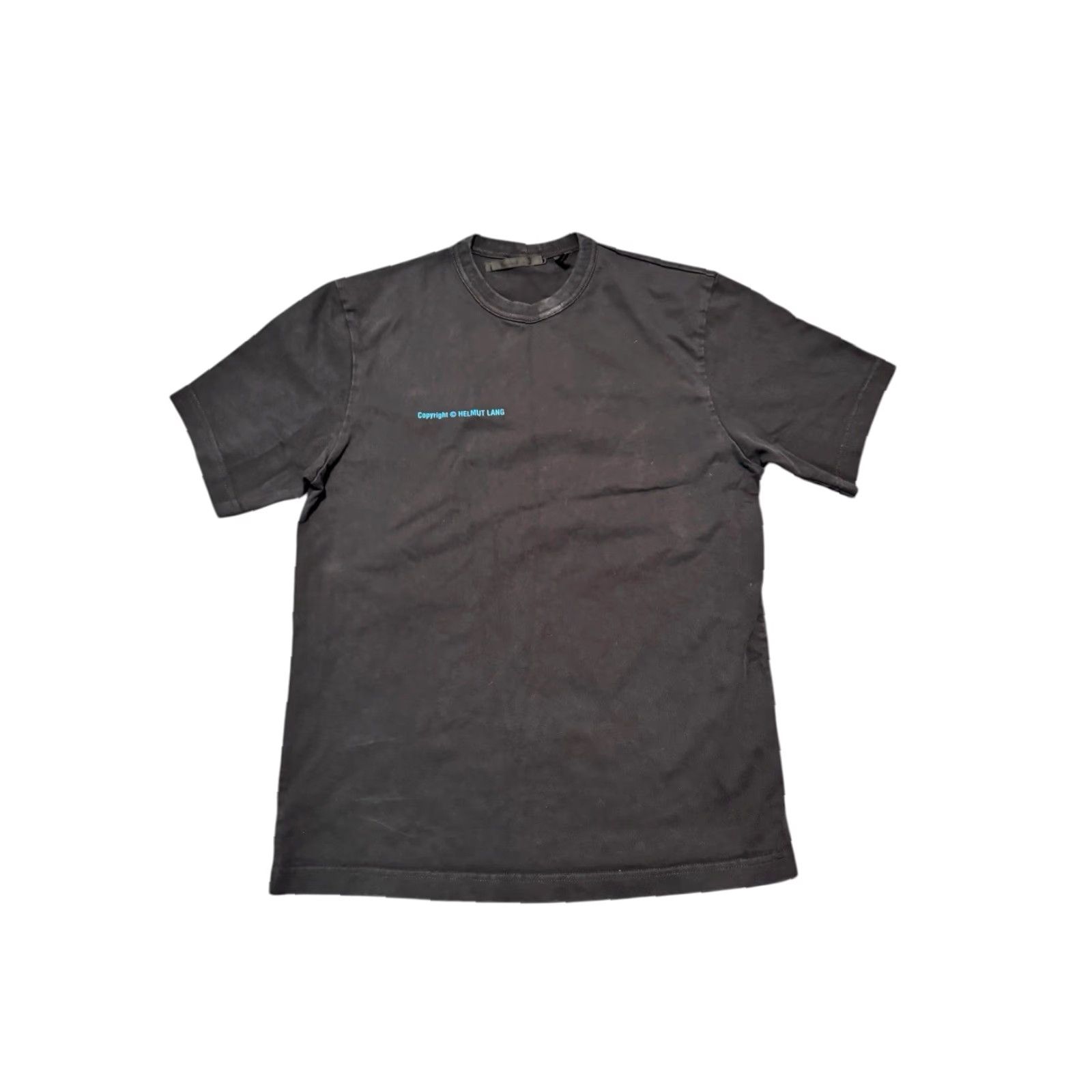 Helmut Lang HELMUT LANG T-Shirt Logo Tee Mens XS Black Promo Brand PREOWNED RARE Cotton Crew Neck Short Sleeve Size US XS / EU 42 / 0 - 2 Thumbnail