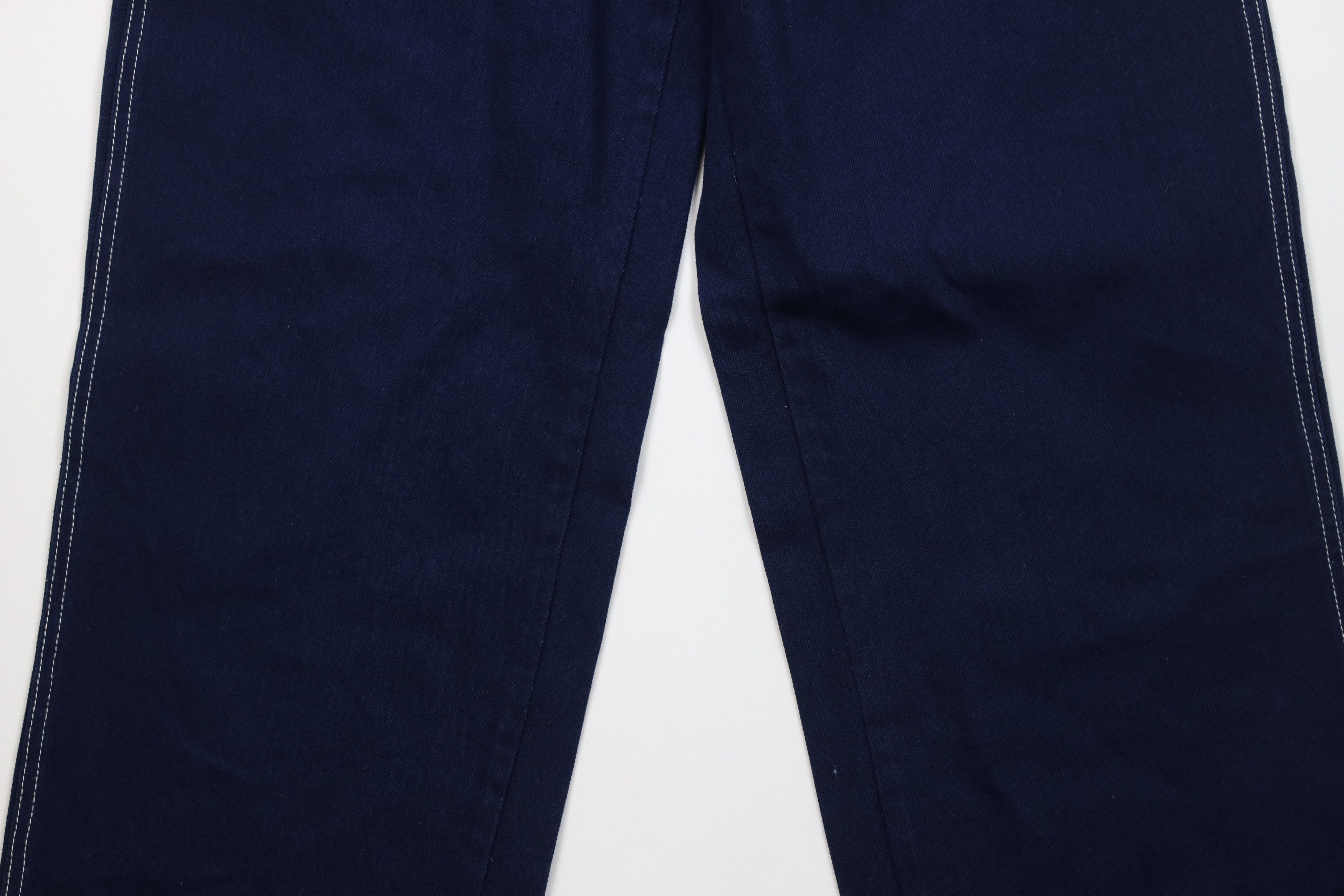 Vintage Deadstock Vintage 90s Streetwear Pocket Wide Leg Jeans Blue Size US 30 / EU 46 - 3 Thumbnail