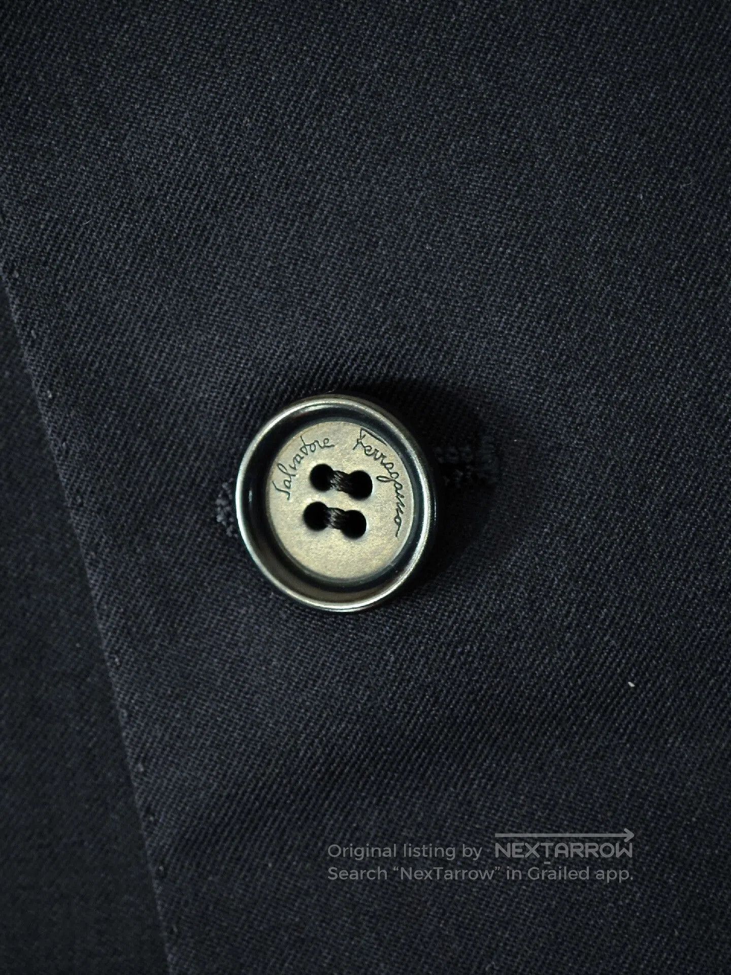 Salvatore Ferragamo Salvatore Ferragamo Navy Wool Suit Jacket. Size US M / EU 48-50 / 2 - 5 Thumbnail