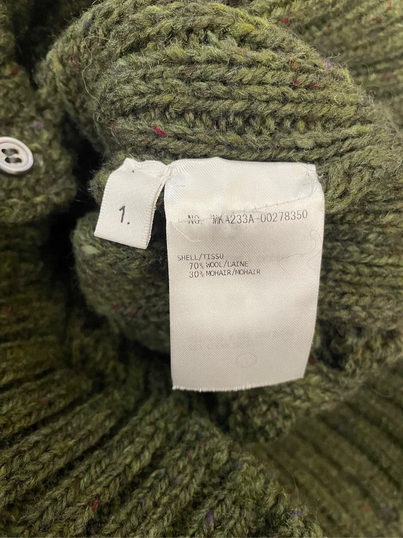 Thom Browne Thom browne Green four-striped wool round-neck sweater 2504 Size US S / EU 44-46 / 1 - 6 Thumbnail