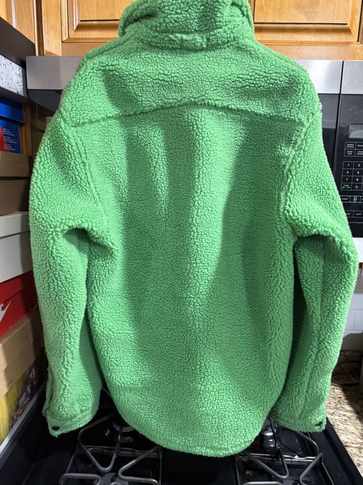 MNML MNML Sherpa Green Jacket Size Medium Size US M / EU 48-50 / 2 - 6 Thumbnail
