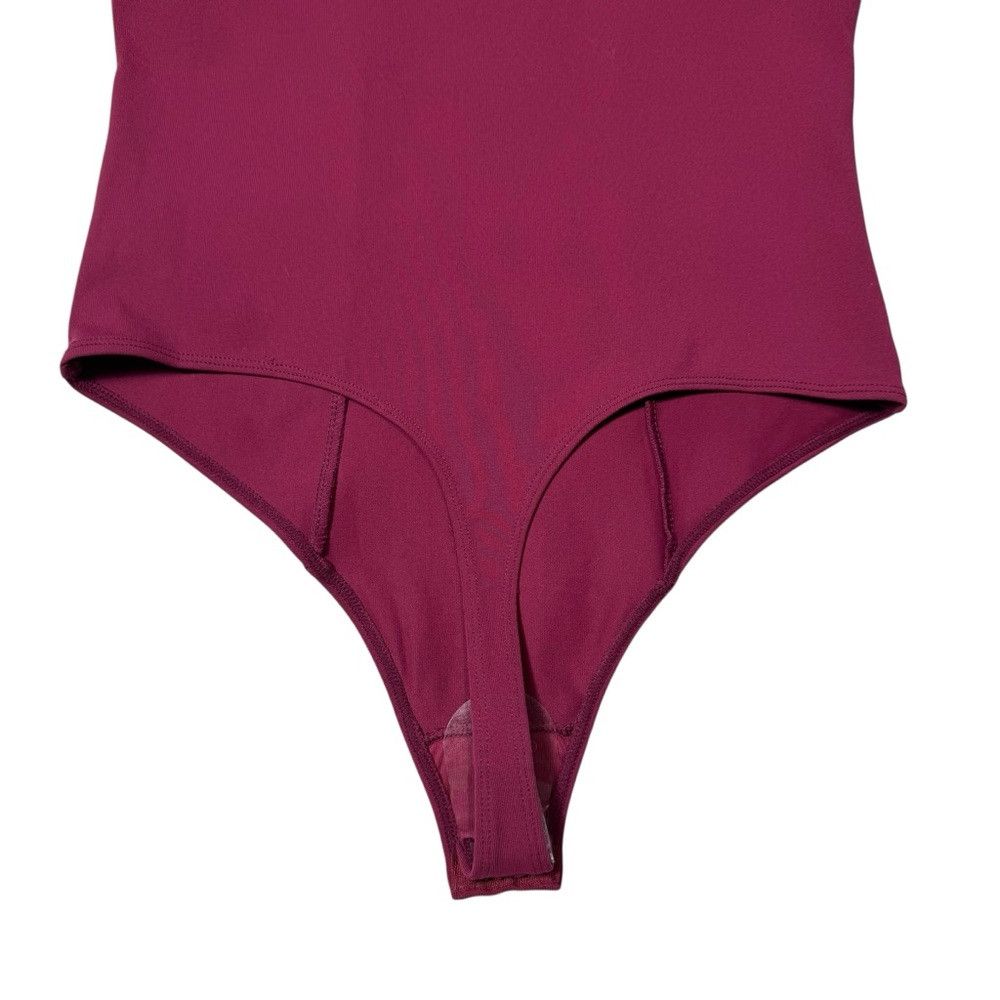 Free People NWT New $78 Free People Now Or Never Red Plum Bodysuit Size Size S / US 4 / IT 40 - 7 Thumbnail