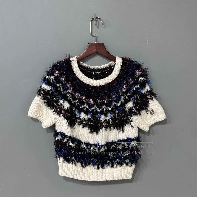 Chanel Chanel Autumn and winter colourful shiny cashmere short sl Size XS / US 0-2 / IT 36-38 - 1 Thumbnail