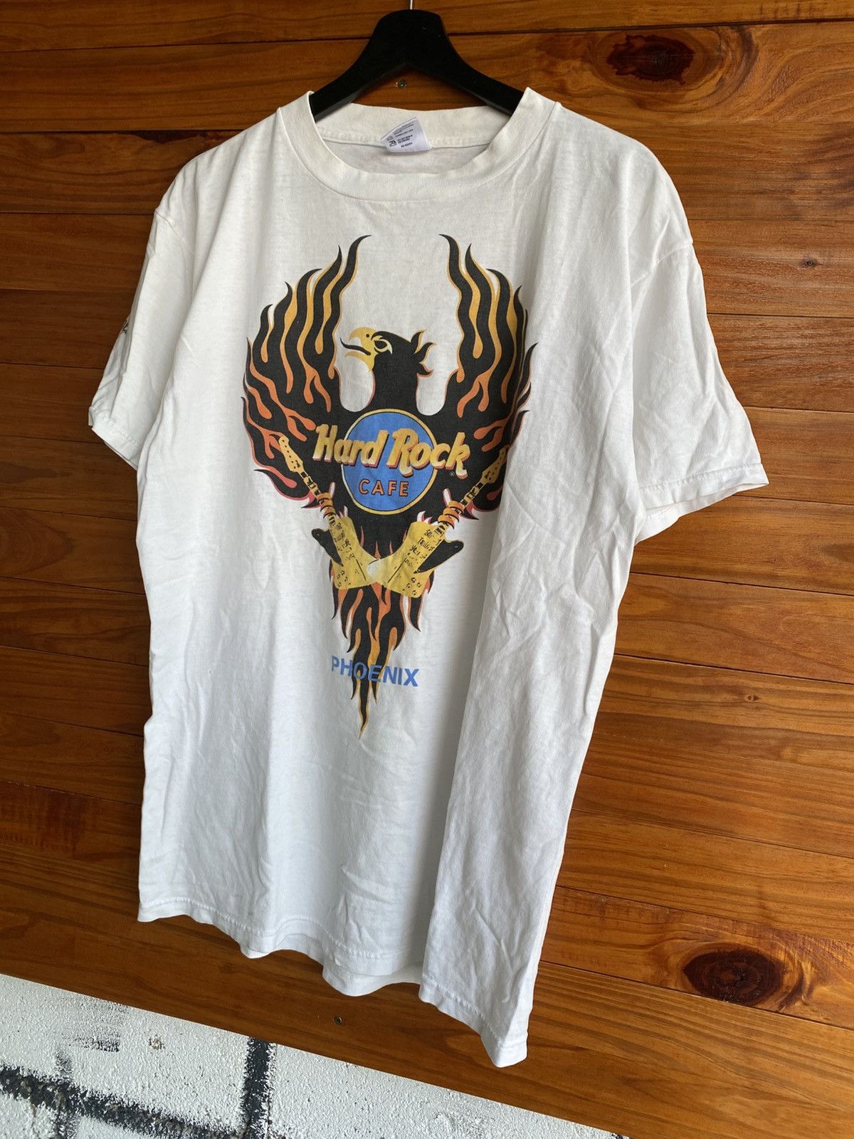 Hard Rock Cafe Vintage 1995 Hard Rock Cafe Phoenix Grand Opening T-Shirt Size US L / EU 52-54 / 3 - 4 Thumbnail
