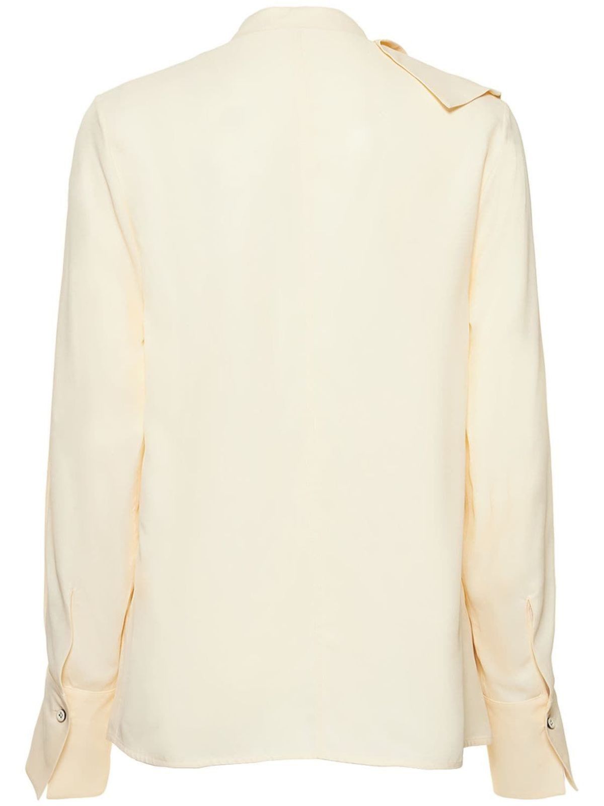 Jil Sander o1mt1gz0824 Shirt in Cream Size XL / US 12-14 / IT 48-50 - 3 Thumbnail