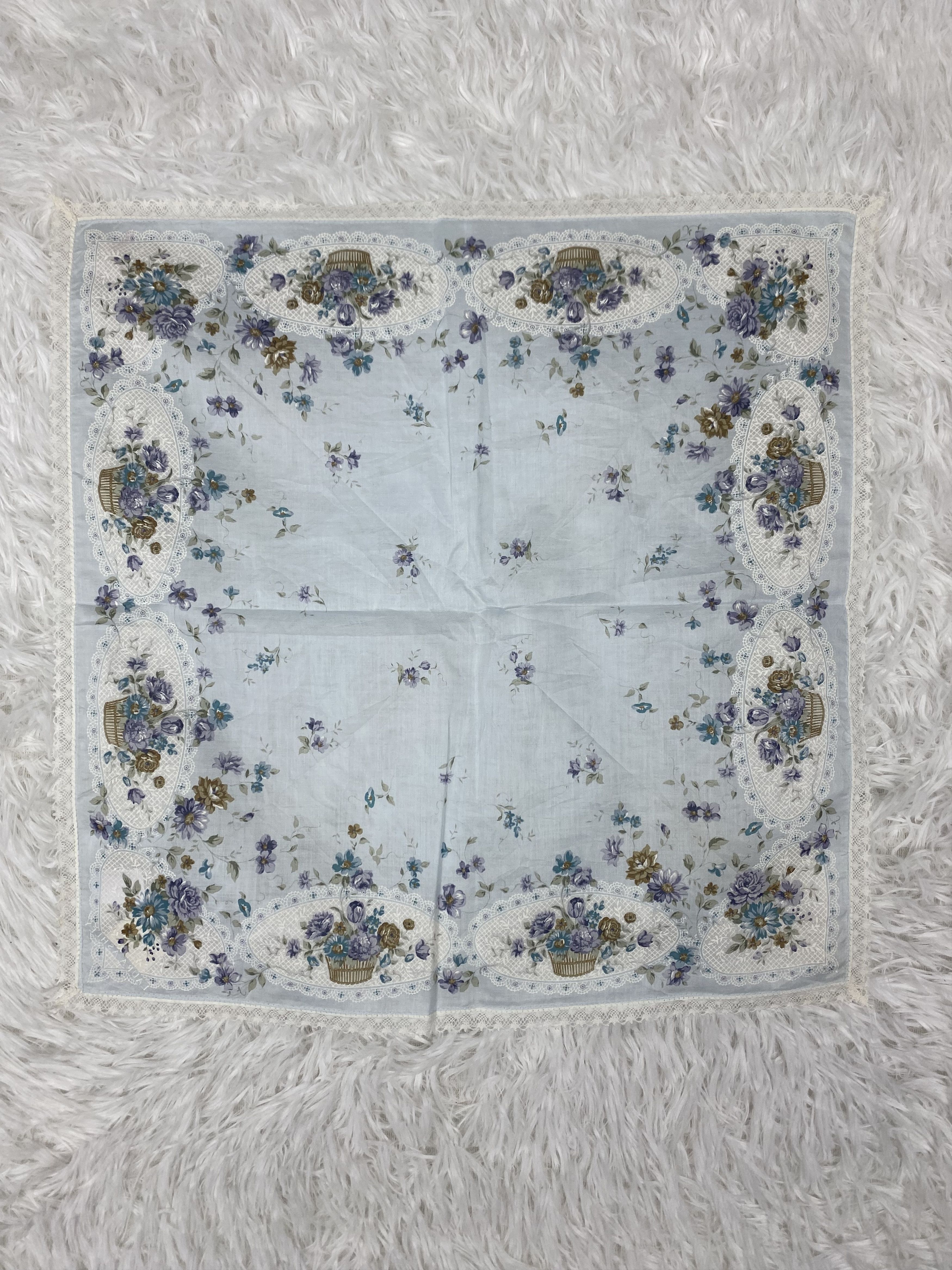 Vintage Vintage Laura Ashley Handkerchief Neckerchief PH0689 Size ONE SIZE - 4 Thumbnail