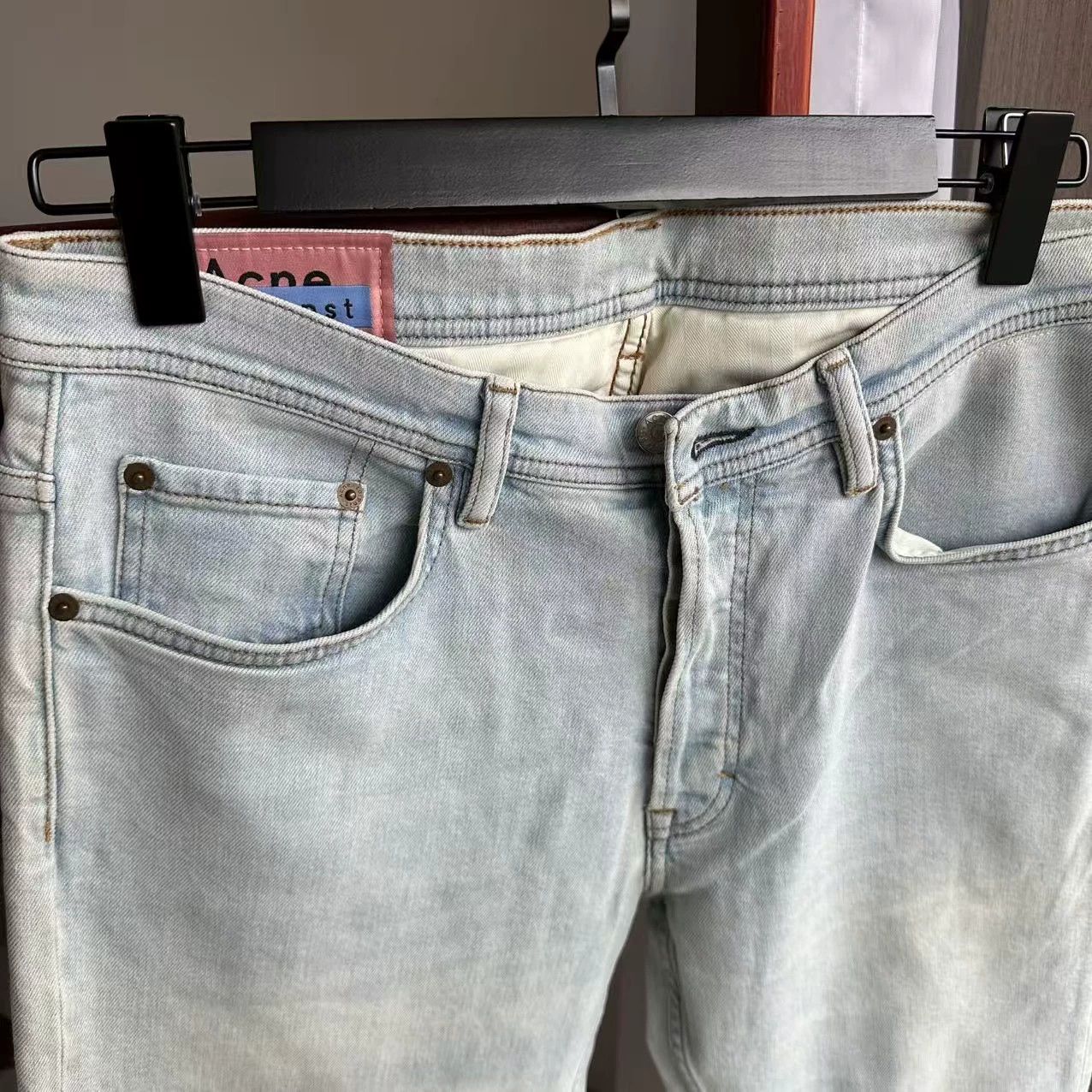Acne Studios Acne Studios Washed White Jeans 32 Kanye West 99N Size 24" / US 00 / IT 34 - 3 Thumbnail