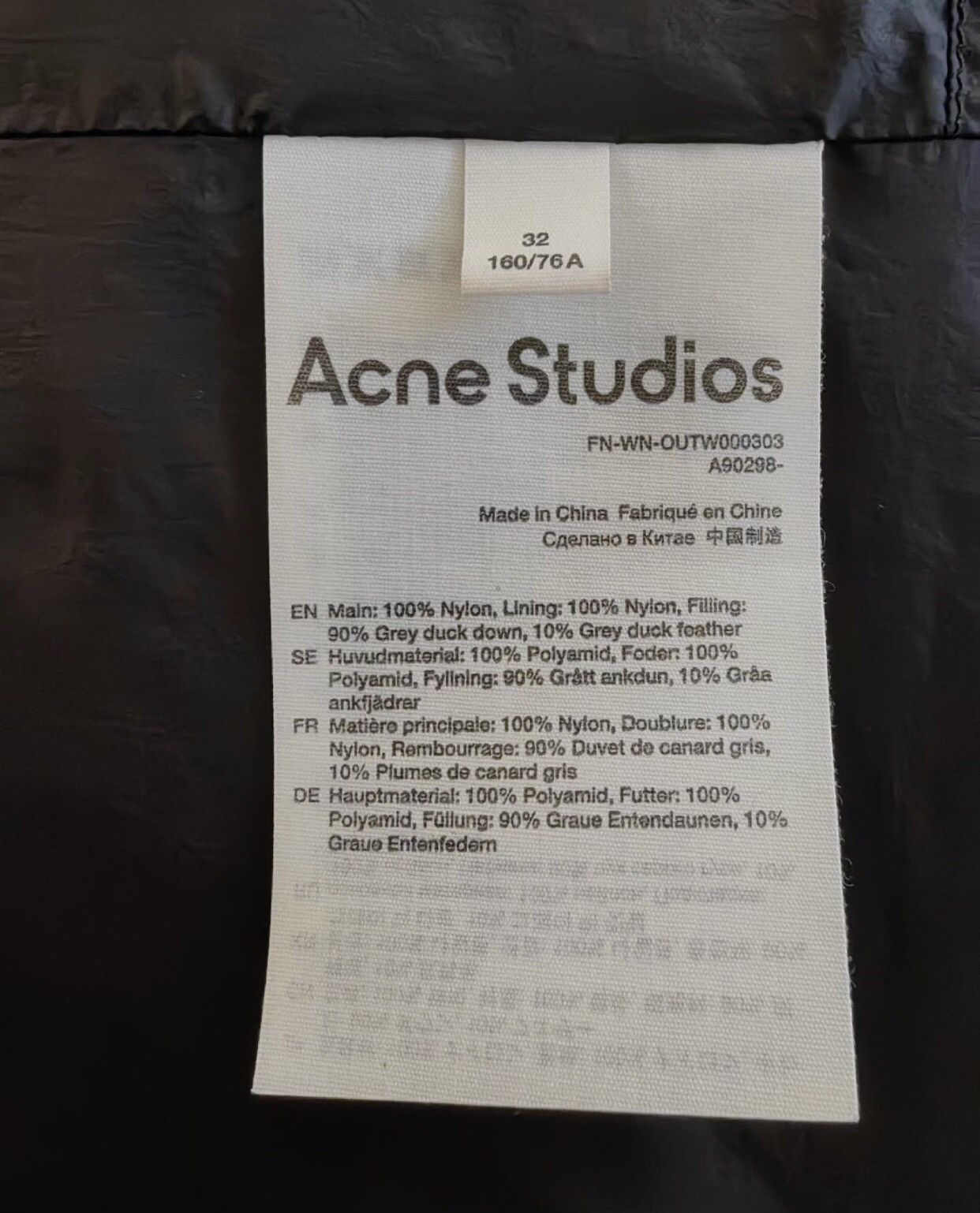 Acne Studios Acne studios Down jacket 2412-Nextarrow Size XXS / US 00 / IT 34 - 6 Thumbnail