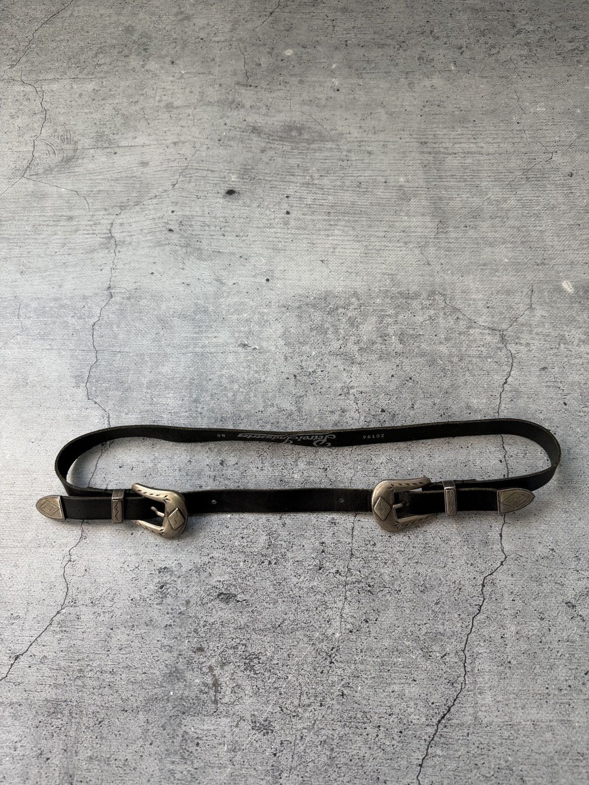 Japanese Brand 00’s NUMBER NINE STYLE LEATHER RARE Y2K BELT VINTAGE Size ONE SIZE - 2 Thumbnail