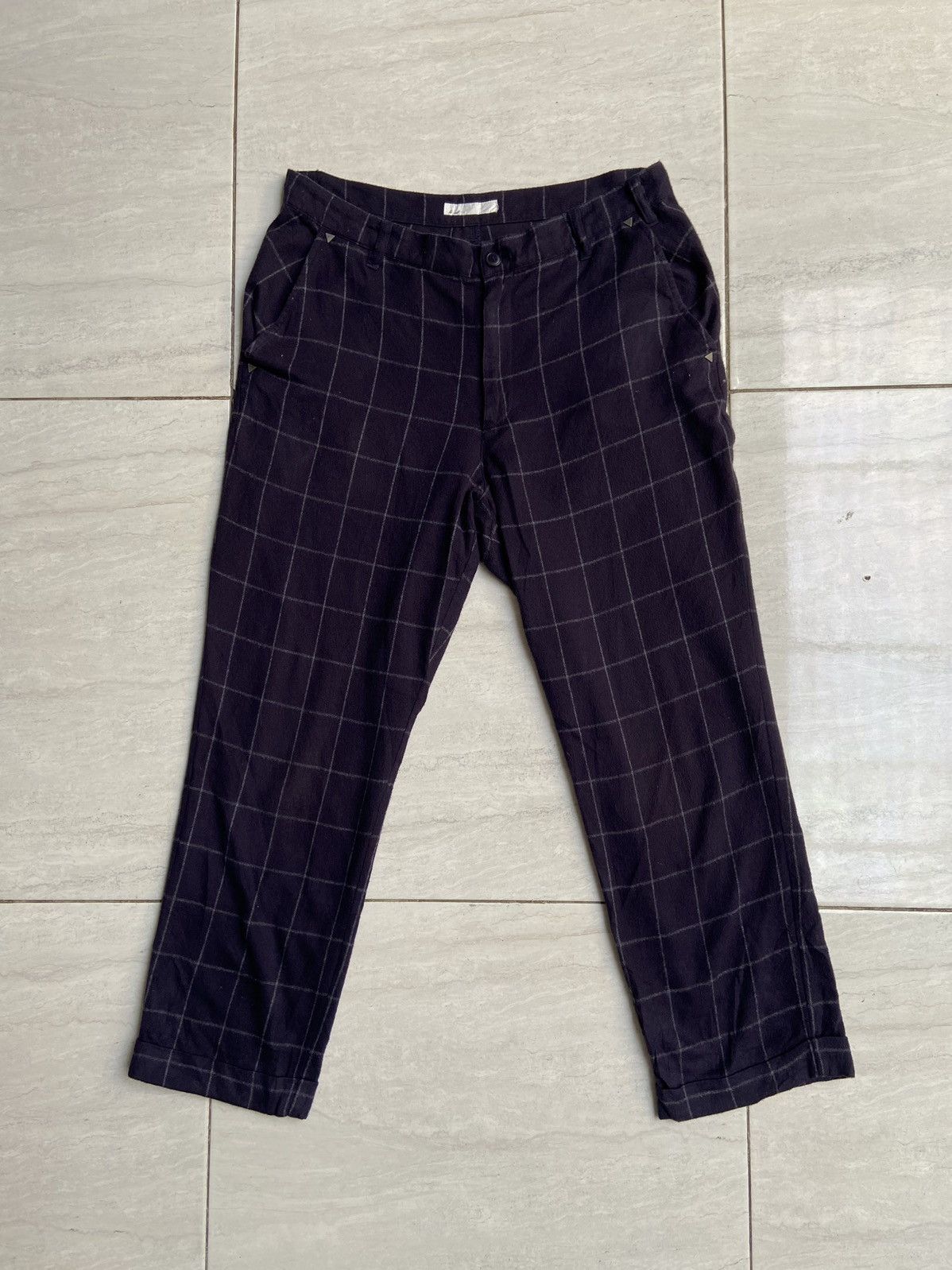 Issey Miyake NE-NET Plaid Long Pants Size US 30 / EU 46 - 7 Thumbnail