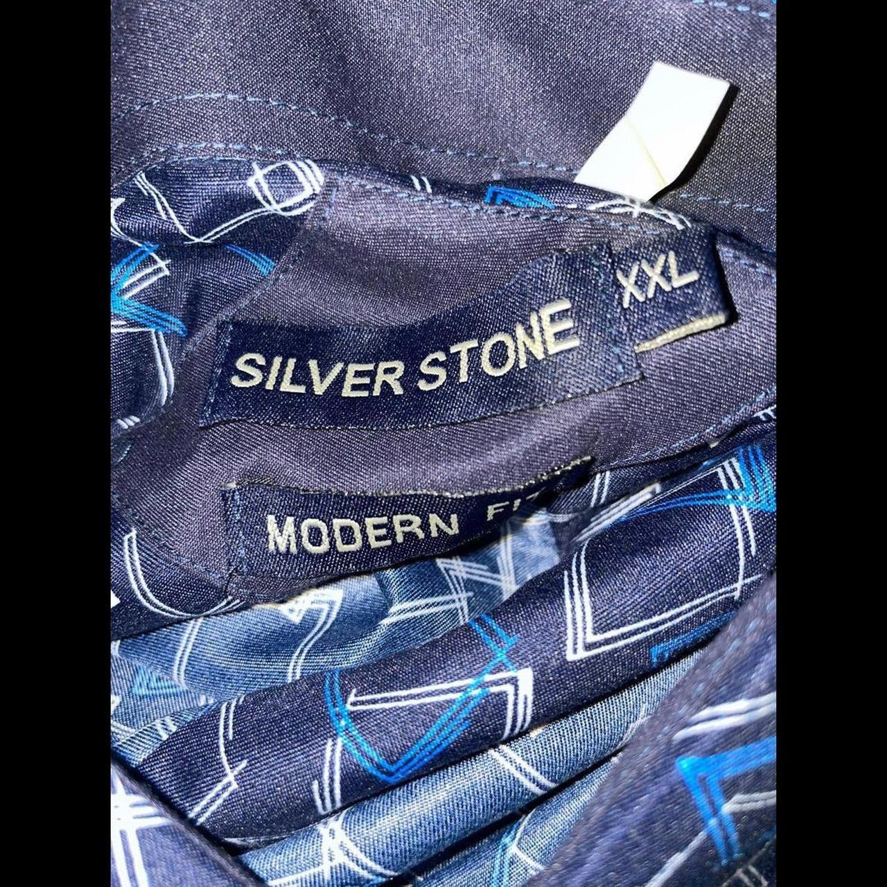 Designer Silver Stone Mens Long Sleeve Size US XXL / EU 58 / 5 - 8 Thumbnail
