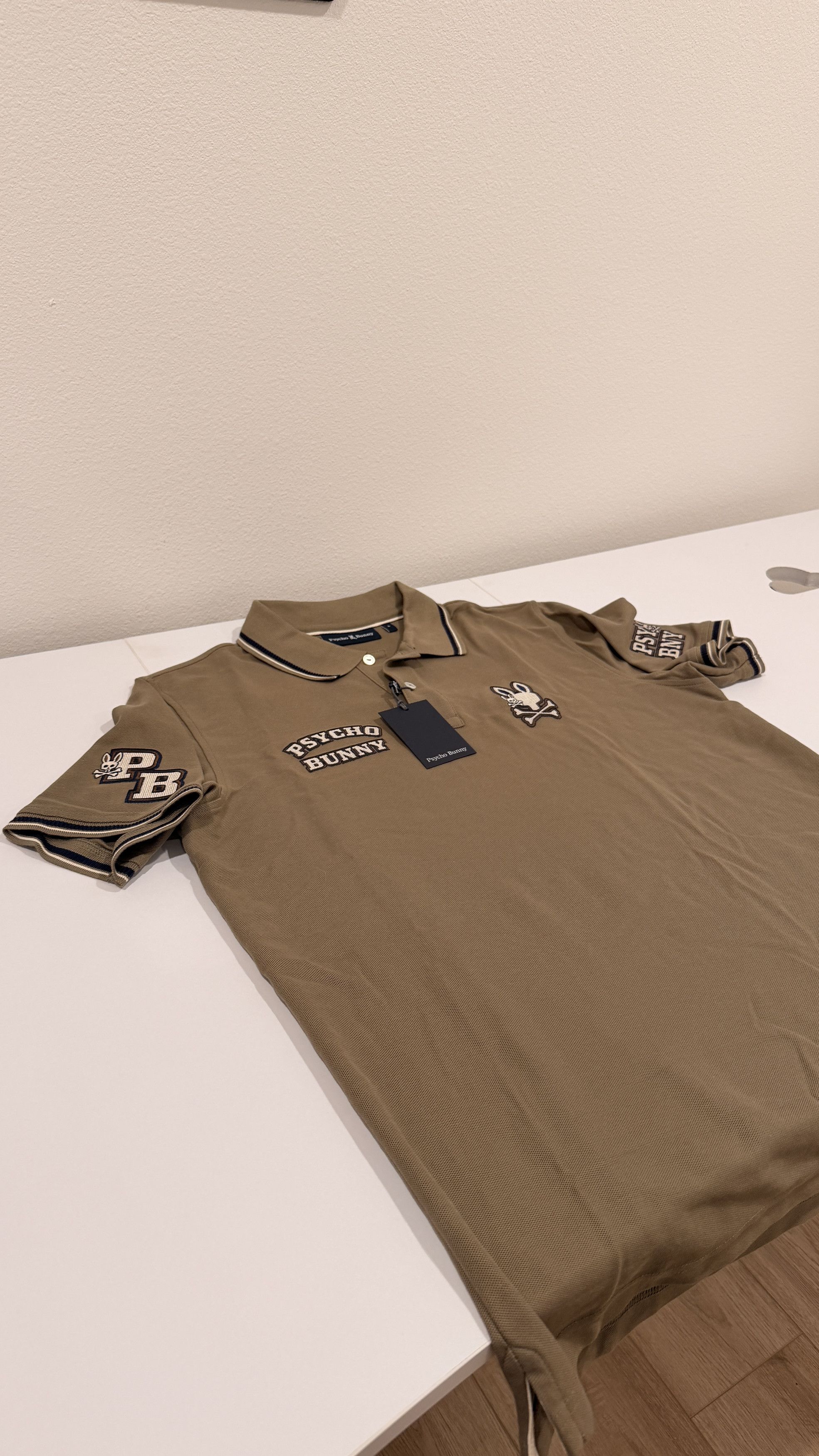 Psycho Bunny Psycho Bunny Wade All Over Piqué Polo – (Brand New w/ Tags) Size US M / EU 48-50 / 2 - 1 Thumbnail