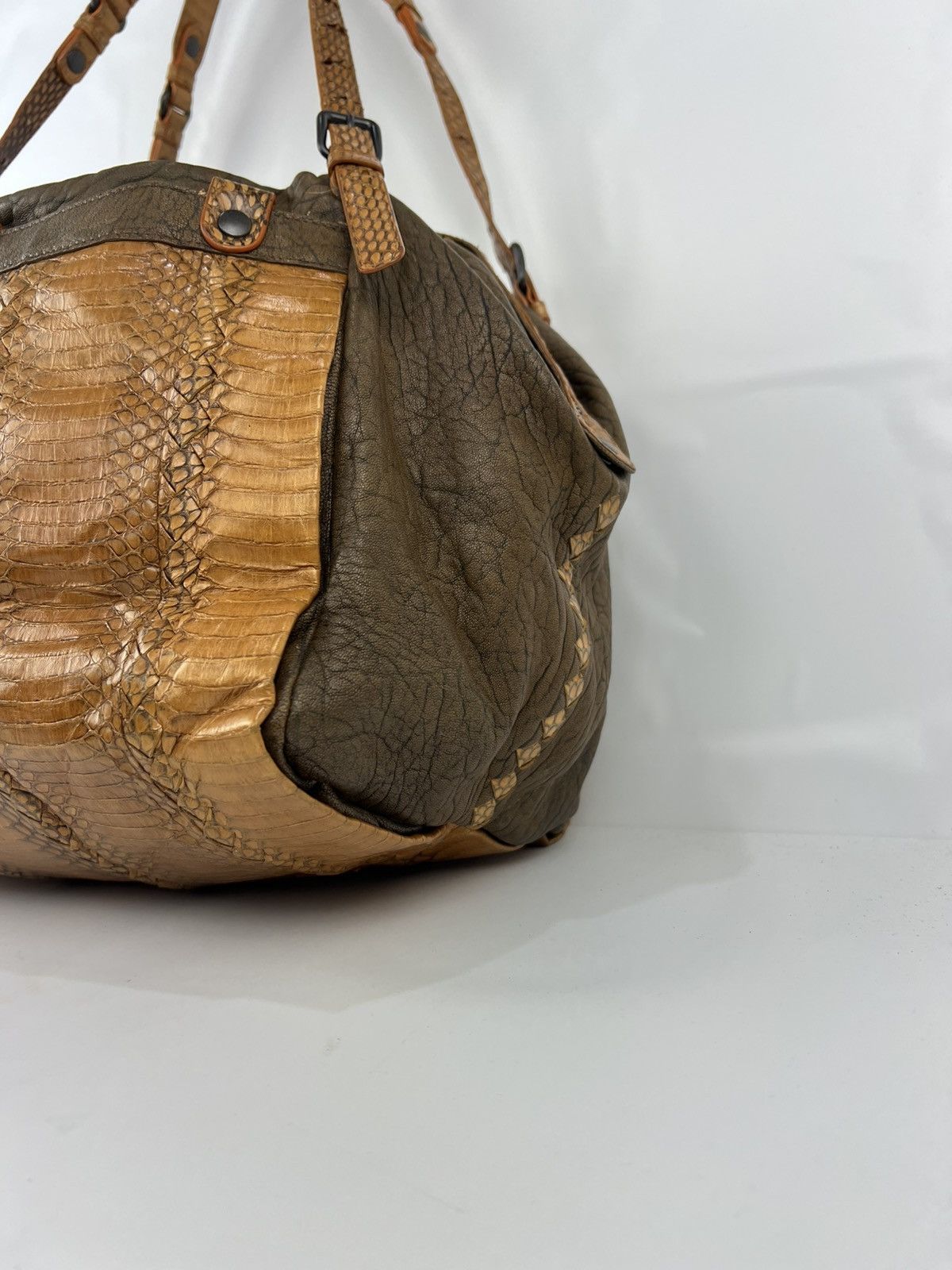 Bottega Veneta Bottega Veneta Fall 2011 Runway Python & Intrecciato Size ONE SIZE - 6 Thumbnail