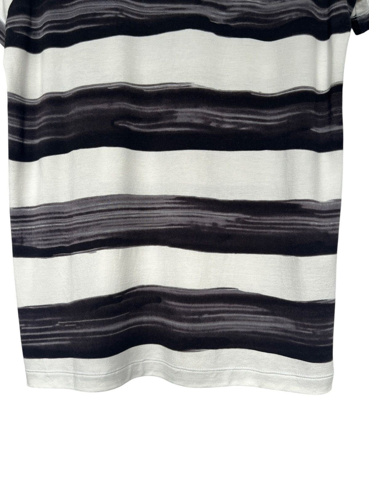 Yohji Yamamoto Y’s Yohji Yamamoto Brush Stripes Rayon Tshirt Size US XXS / EU 40 - 9 Thumbnail