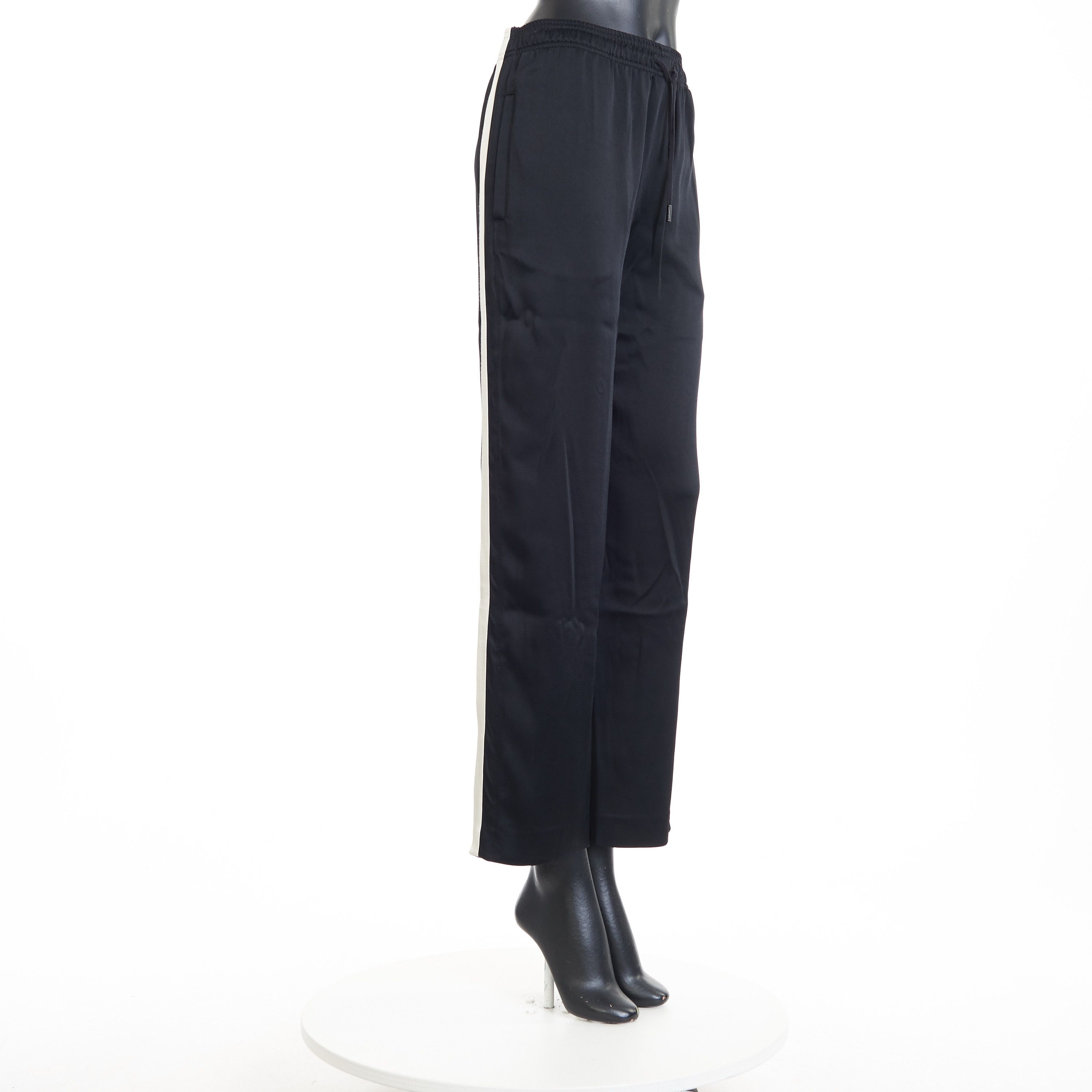 Saint Laurent Paris Sweatpants In Crepe Satin Size 28" / US 6 / IT 42 - 8 Thumbnail