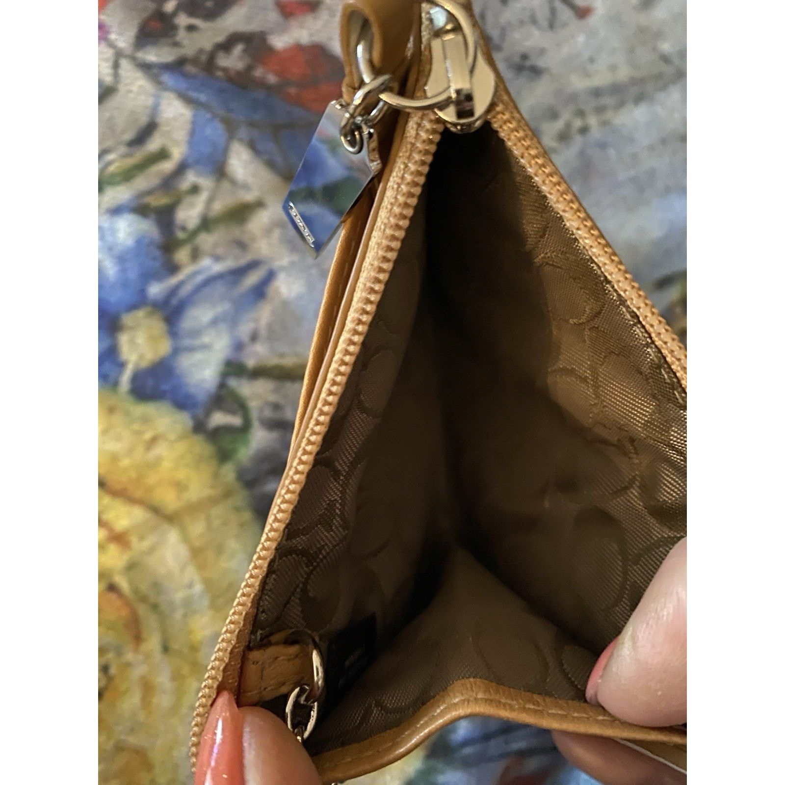 Coach Coach card/change leather key holder beige New Size ONE SIZE - 3 Thumbnail
