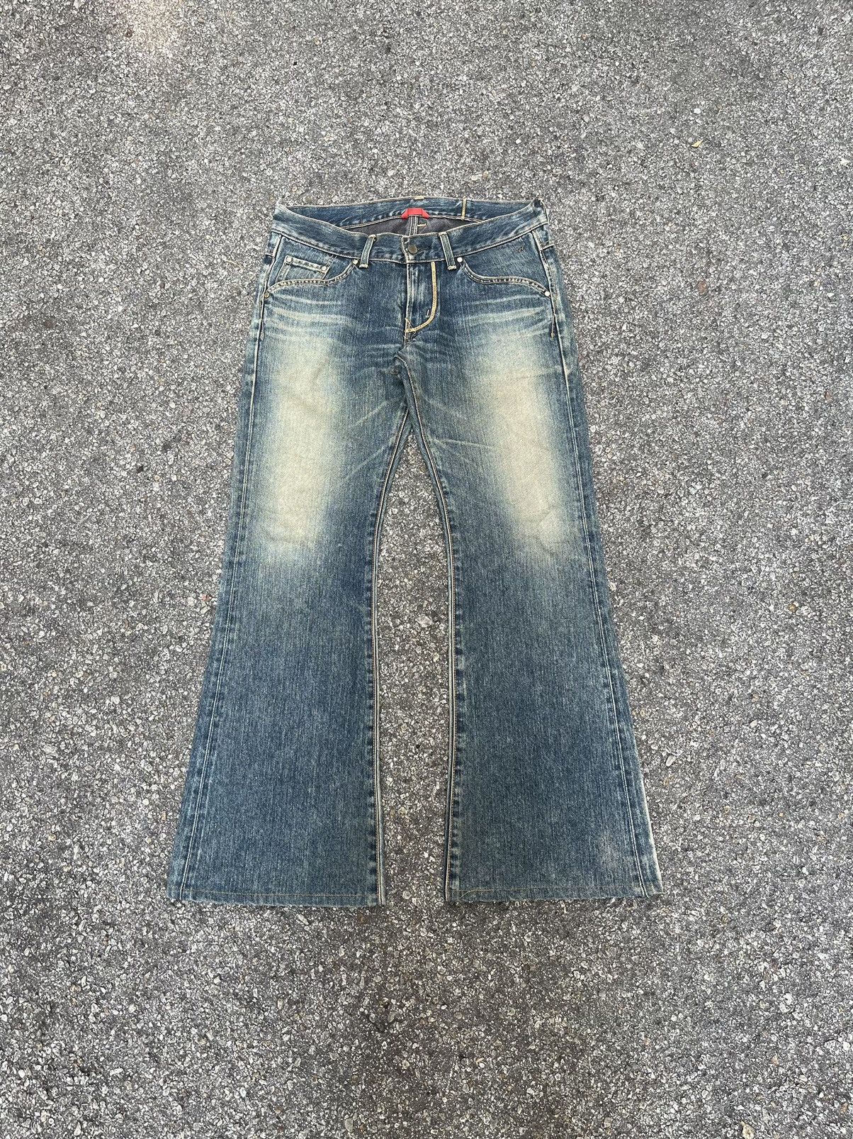 Hysteric Glamour Edwin 503 SS Flare Jeans Low Rise Japanese Denim Boot Cut Size US 31 - 1 Thumbnail