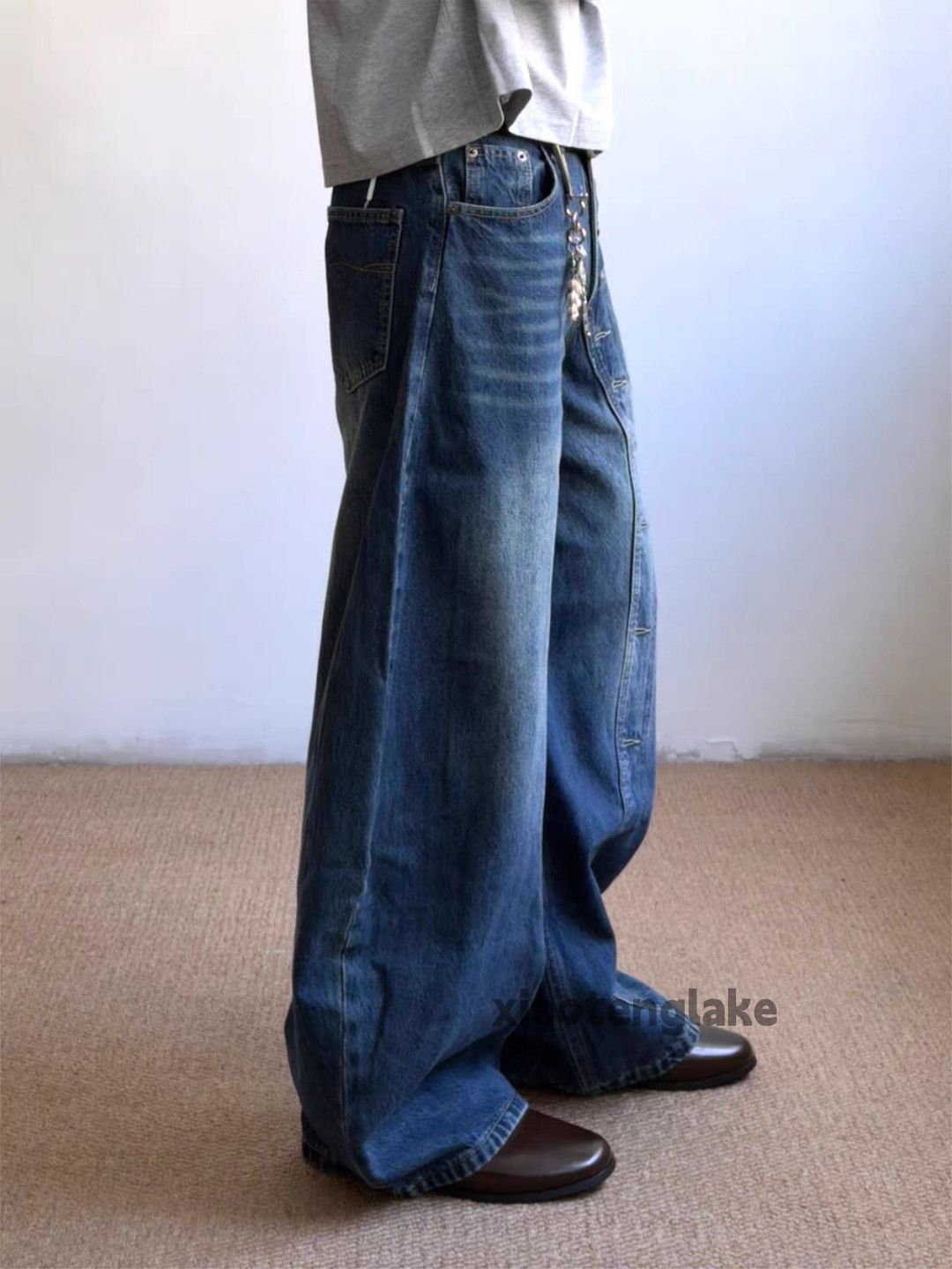 Jean xtl maisonmargiela marni style flared baggy faded jeans Size US 28 / EU 44 - 3 Thumbnail