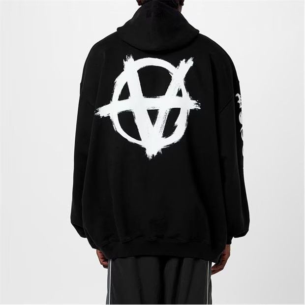 Vetements o1g2r1mq0824 Hoodie in Black & White Size US XS / EU 42 / 0 - 5 Thumbnail