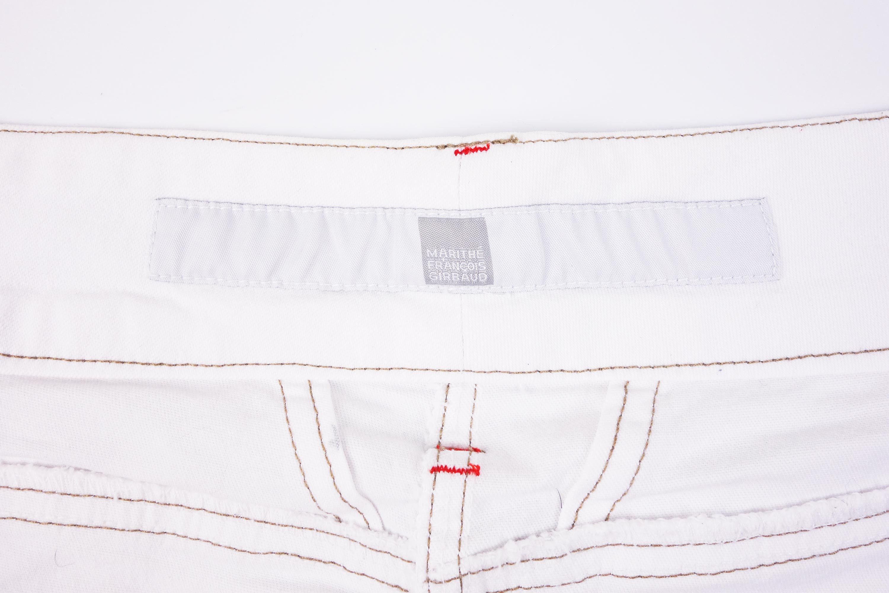 Marithe + Francois Girbaud Marithe Francois Girbaud Wrap Skirt Print Logo Asymmetric Size 28" / US 6 / IT 42 - 7 Thumbnail
