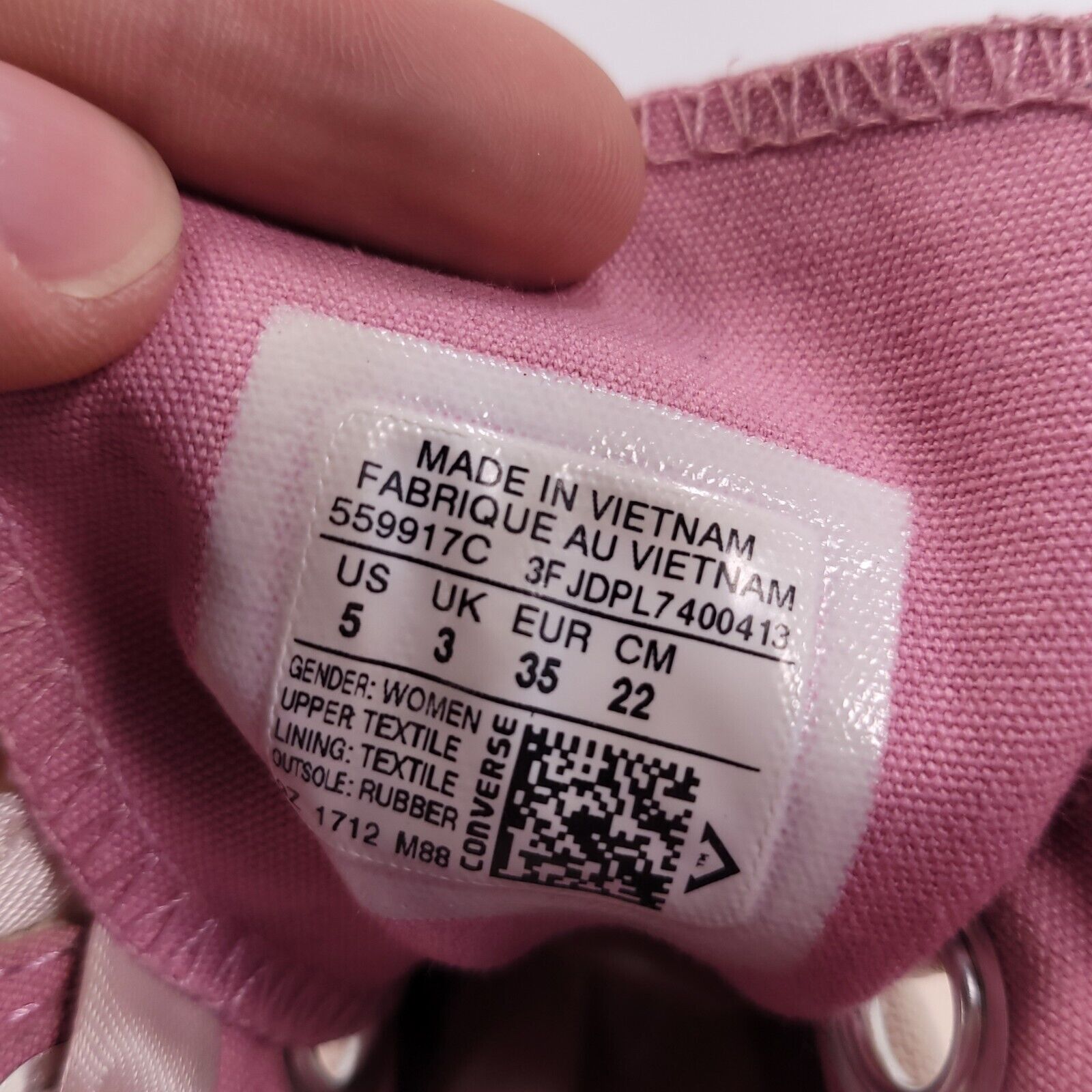 Converse Converse All Star Sneaker Shoe Womens Size 5 559917C Pink Size US 5 / IT 35 - 10 Thumbnail