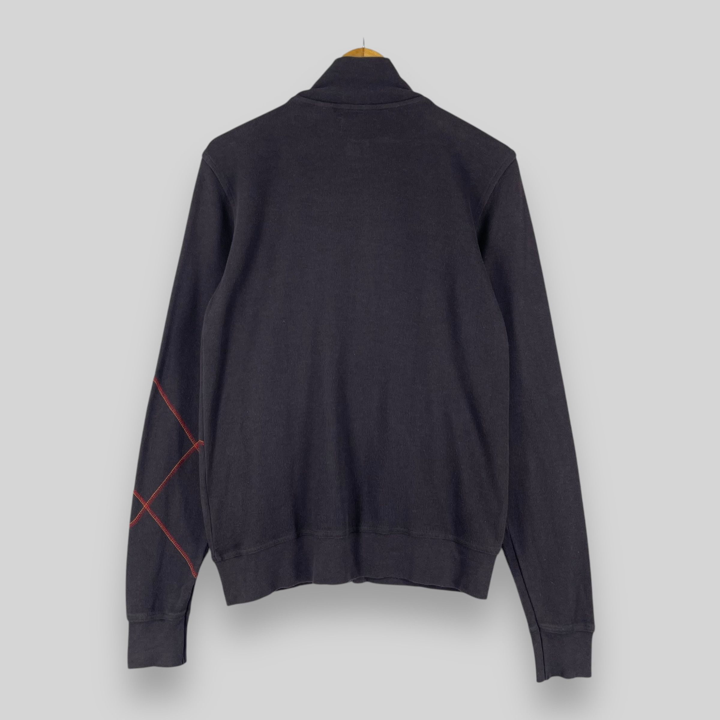 Ben Sherman Vintage Y2K BEN SHERMAN Diamond Stripes Zipper Sweater Size US S / EU 44-46 / 1 - 8 Thumbnail