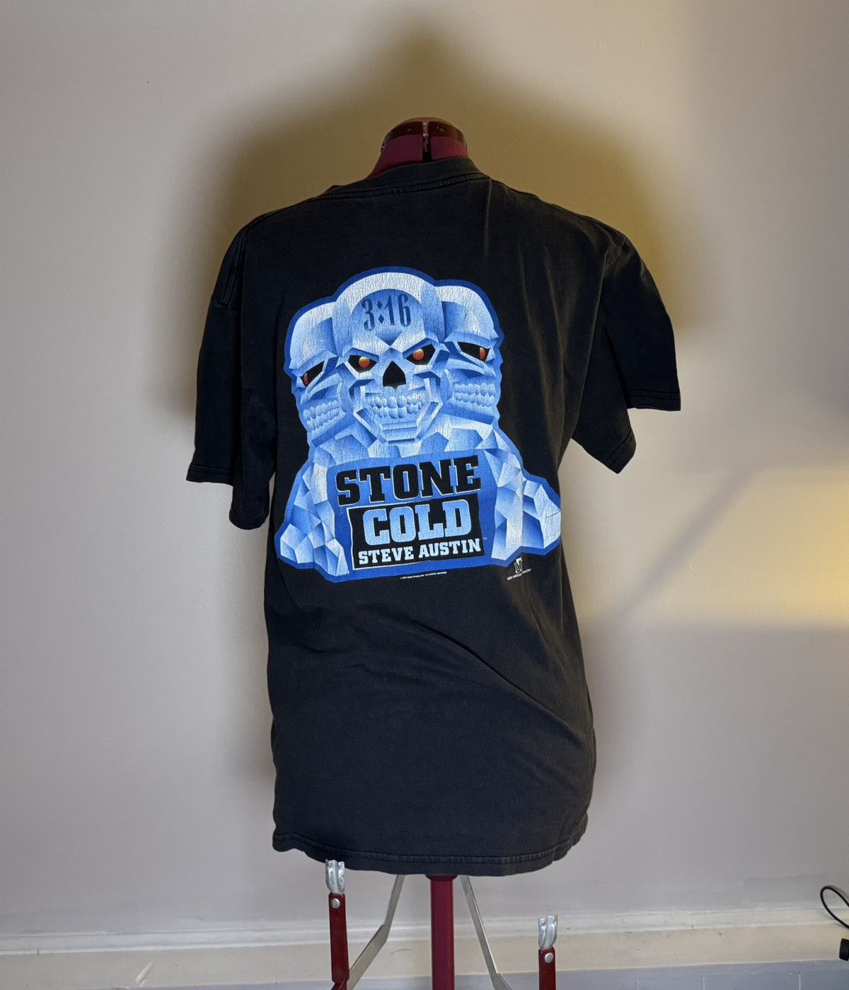 Tultex Vintage 1997 Stone Cold Steve Austin 3:16 Black T-Shirt Size US L / EU 52-54 / 3 - 1 Thumbnail
