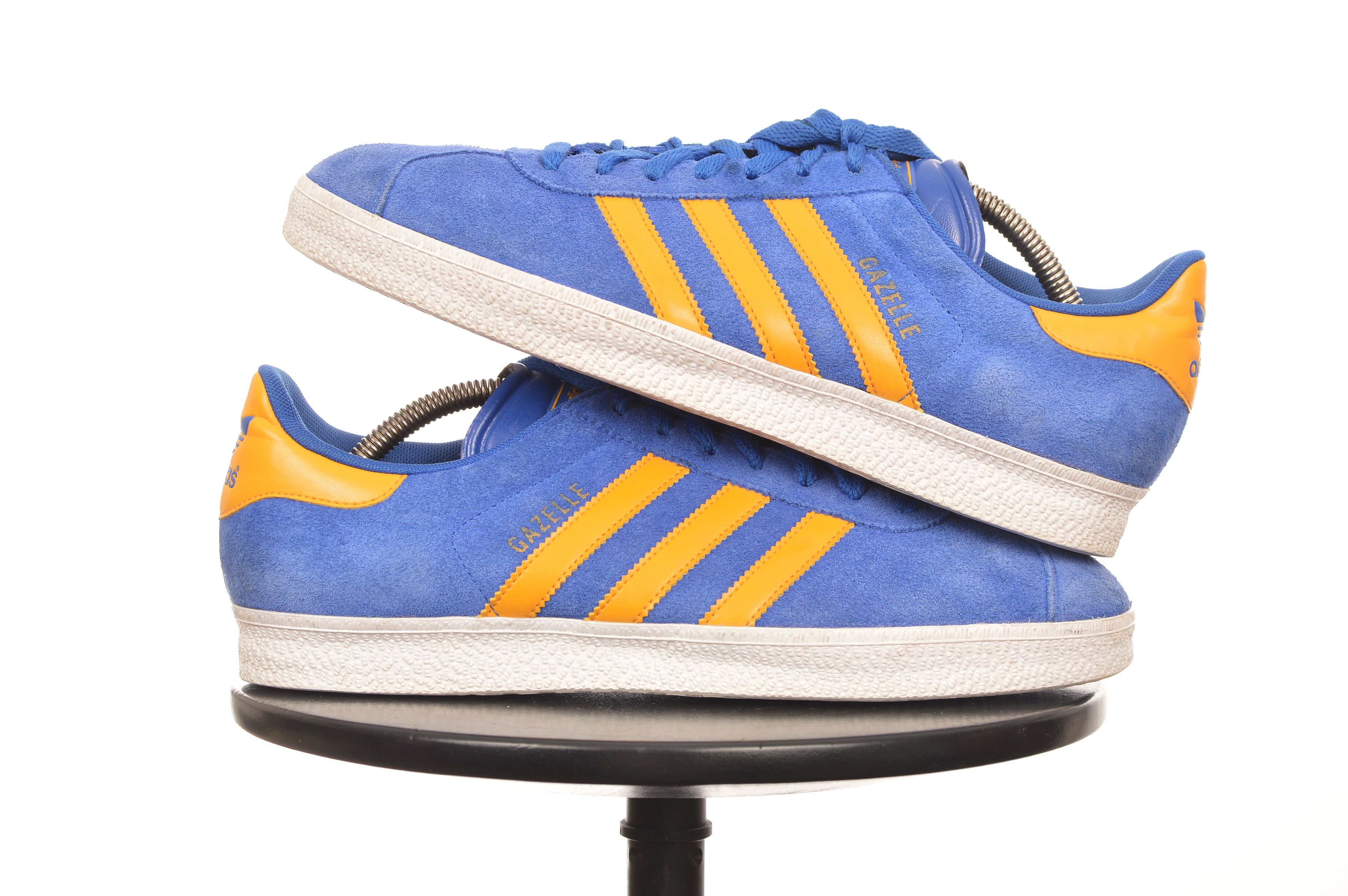 Adidas Adidas Gazelle Blue/Yellow Trainers Sneakers Size US 9.5 / EU 42-43 - 5 Thumbnail