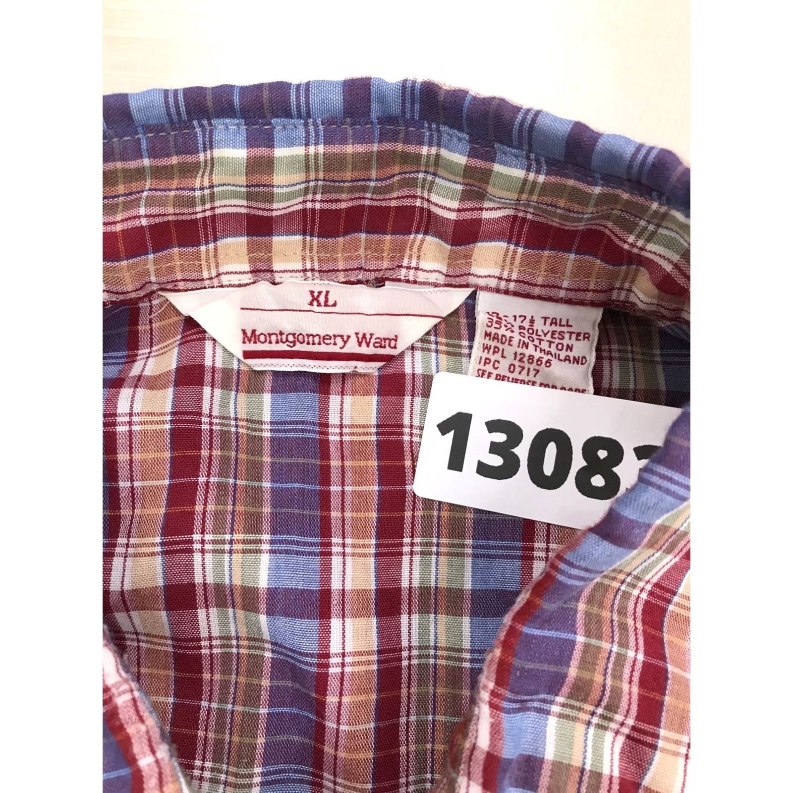 Vintage VINTAGE Montgomery Ward Western Workwear Pearl Snap Shirt XL Rockabilly Size US XL / EU 56 / 4 - 7 Thumbnail