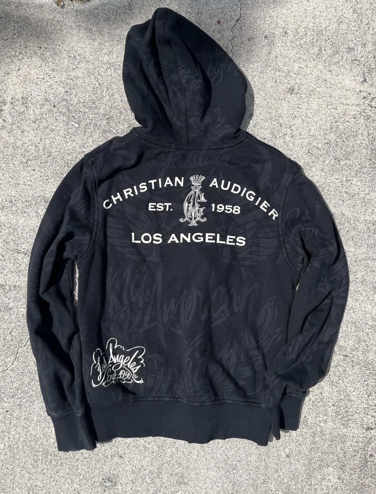 Christian Audigier × Ed Hardy × Vintage Christian Audigier Zip up Size US M / EU 48-50 / 2 - 2 Thumbnail