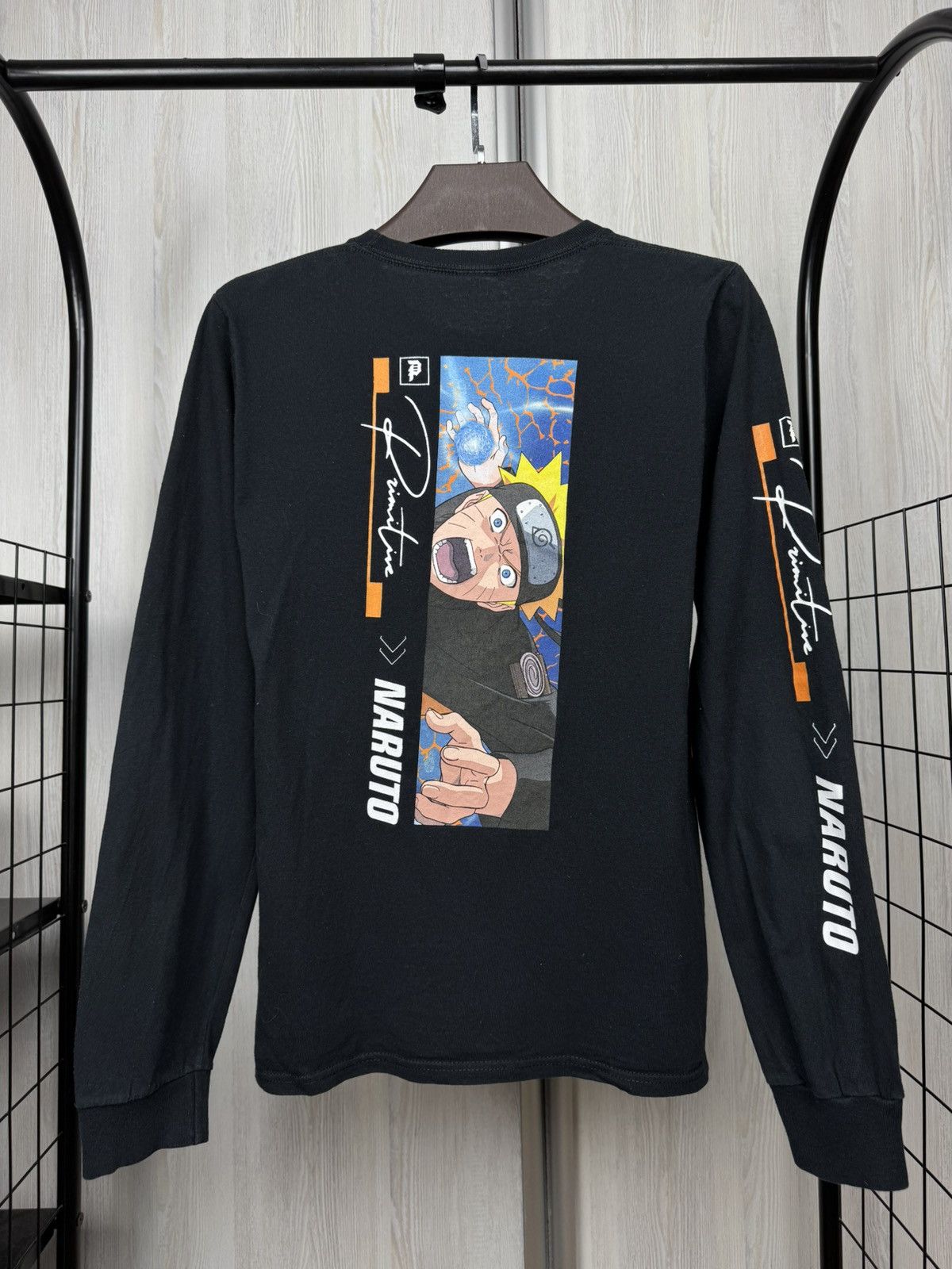 Anime Primitive Skateboarding X Naruto Long Sleeve big logo Tee Size US S / EU 44-46 / 1 - 1 Thumbnail