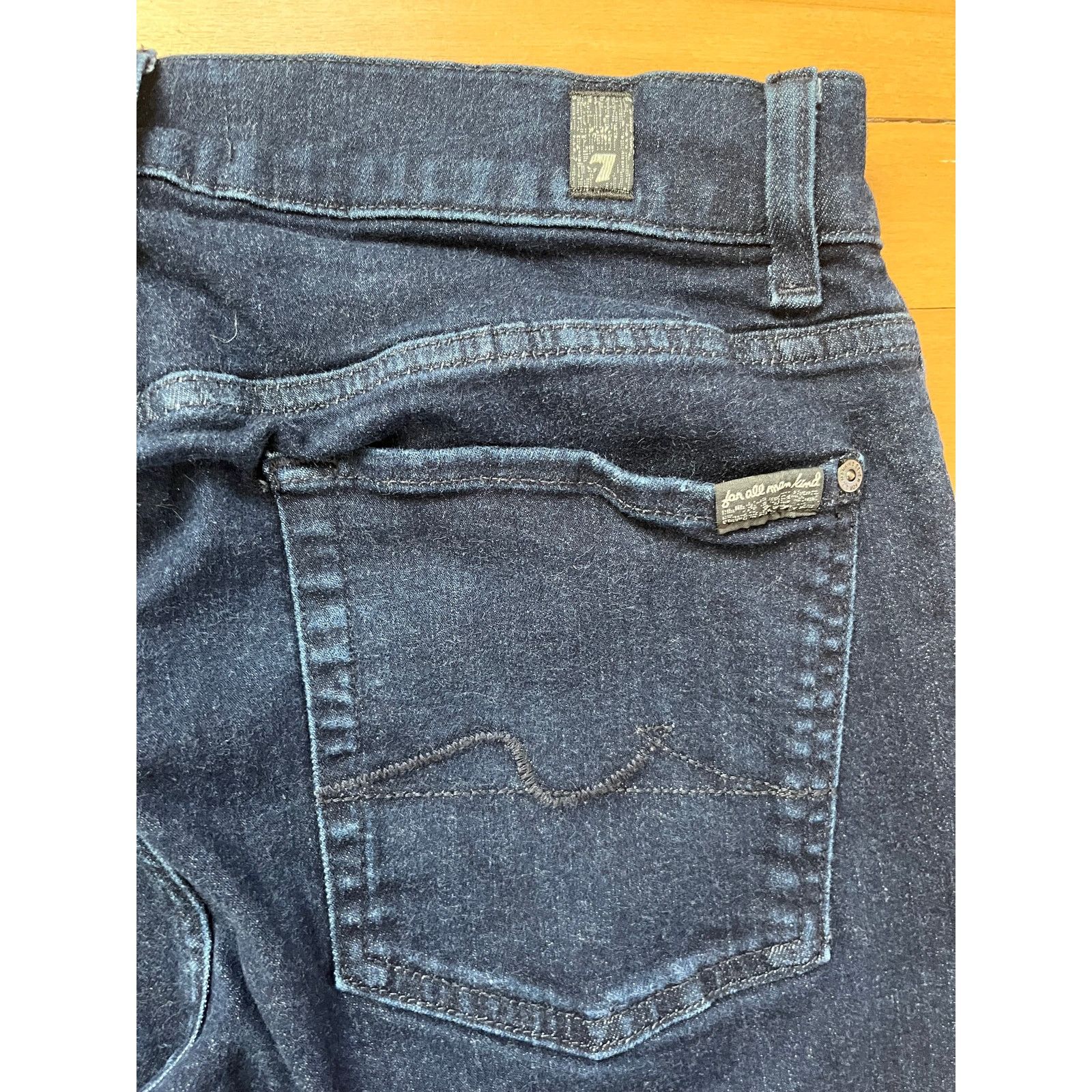7 For All Mankind 7 For All Mankind Slimmy Key Slim Straight Leg Jeans Mens Size US 31 - 7 Thumbnail