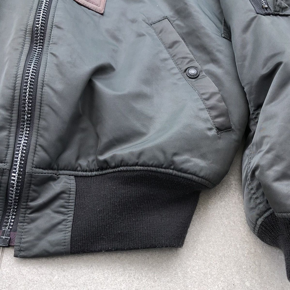 Vintage Vintage Lucky Strike Racing Ma-1 Bomber Jacket Size US M / EU 48-50 / 2 - 10 Thumbnail