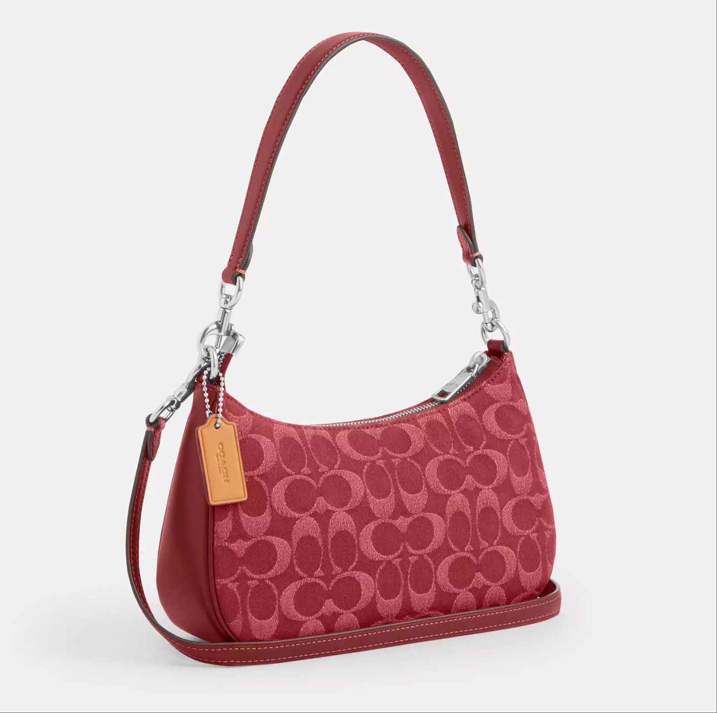 Coach Teri Shoulder Bag In Signature Denim CDE43 Size ONE SIZE - 12 Thumbnail