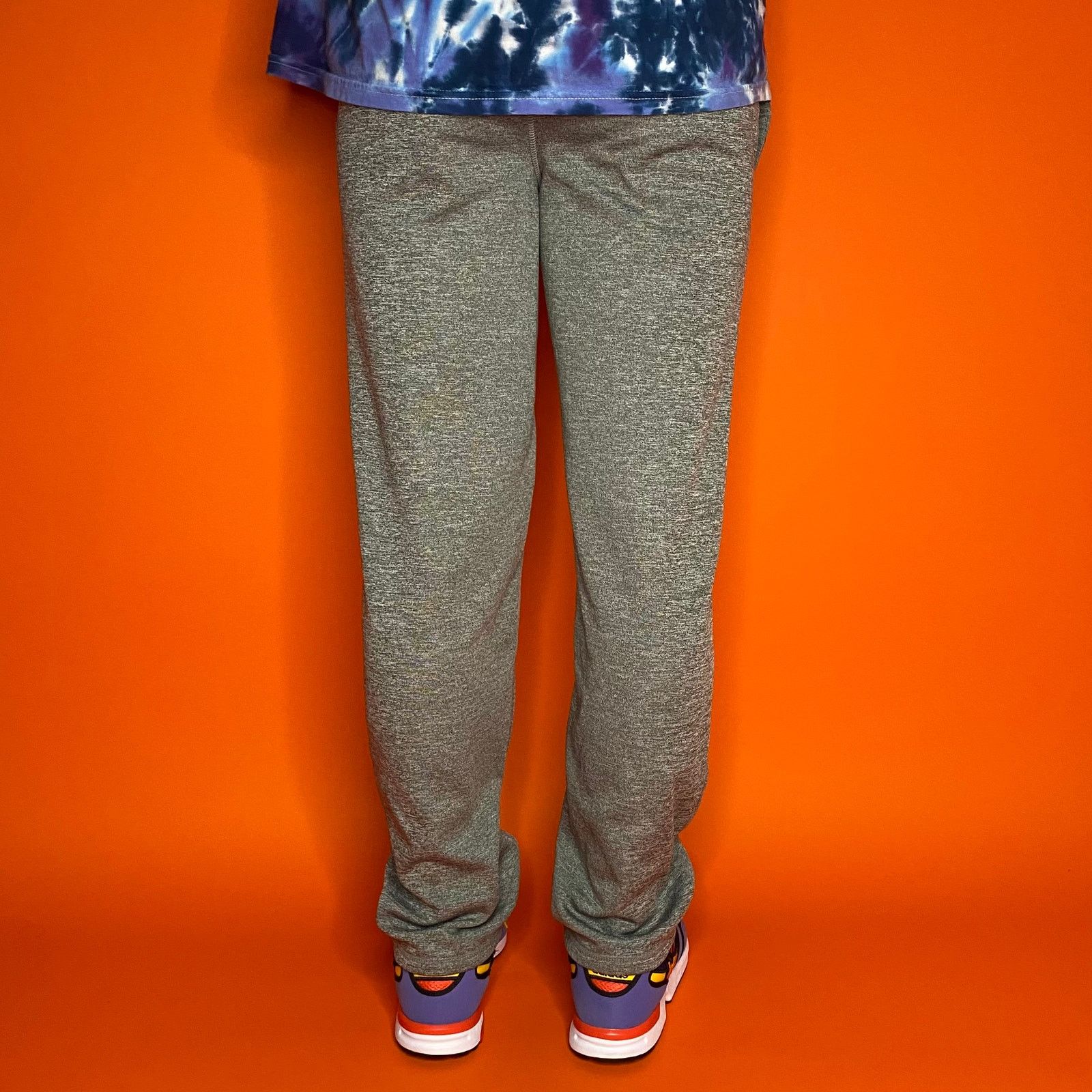 Reebok Vintage Y2K Reebok Sweatpants Mens S Grey Cotton Neon Green Size US 28 / EU 44 - 3 Thumbnail