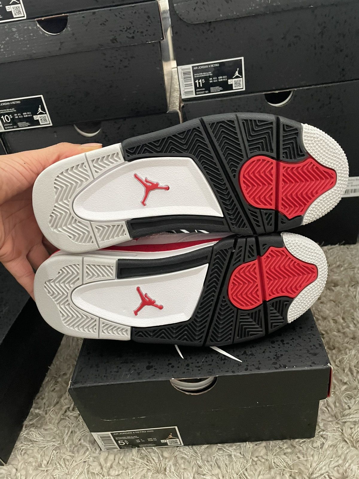 Jordan Brand Jordan 4 Red Cement Size US 5.5 / EU 38 - 8 Thumbnail