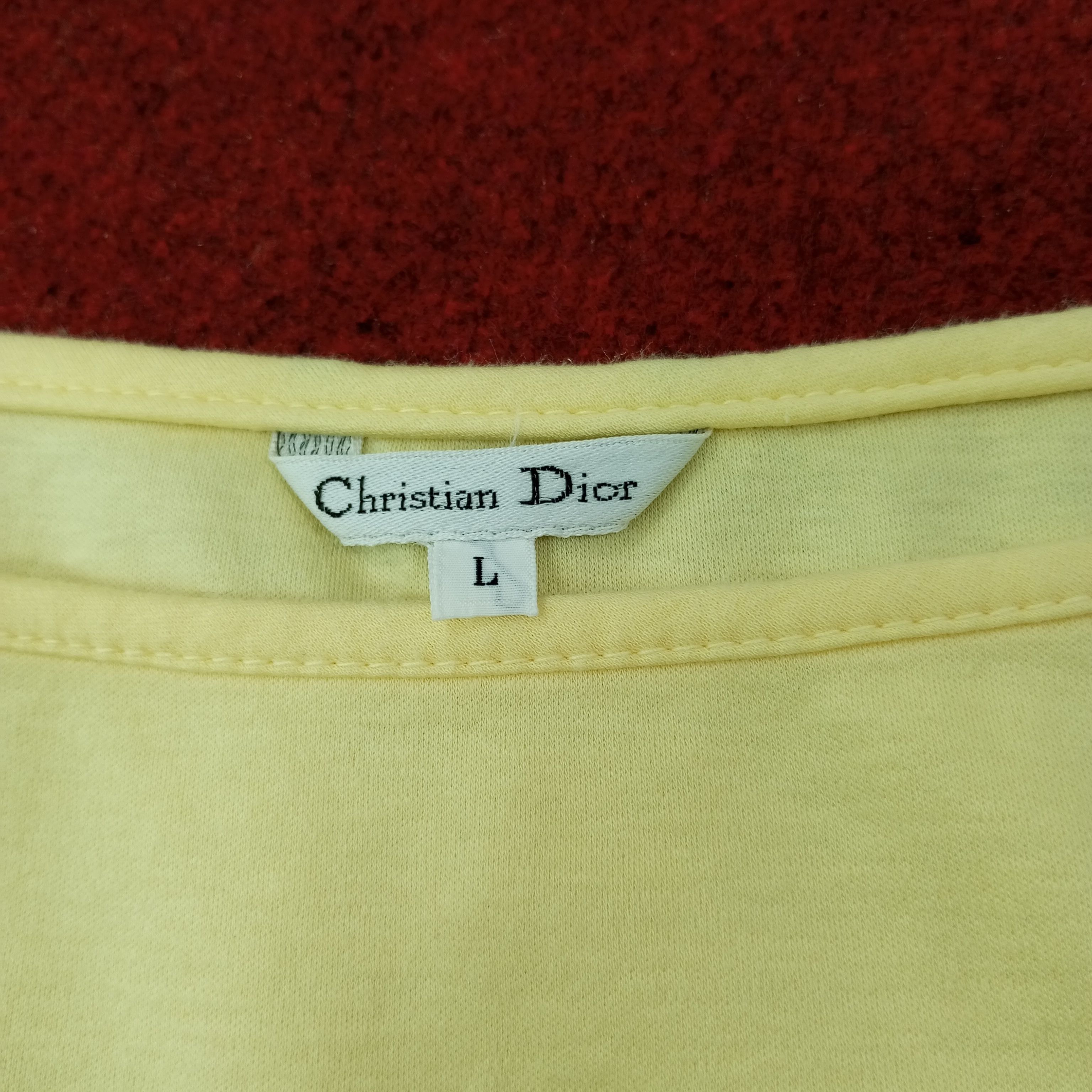 Christian Dior Monsieur Christian Dior Fashion Brand Style Tshirt c249n42 Size L / US 10 / IT 46 - 5 Thumbnail
