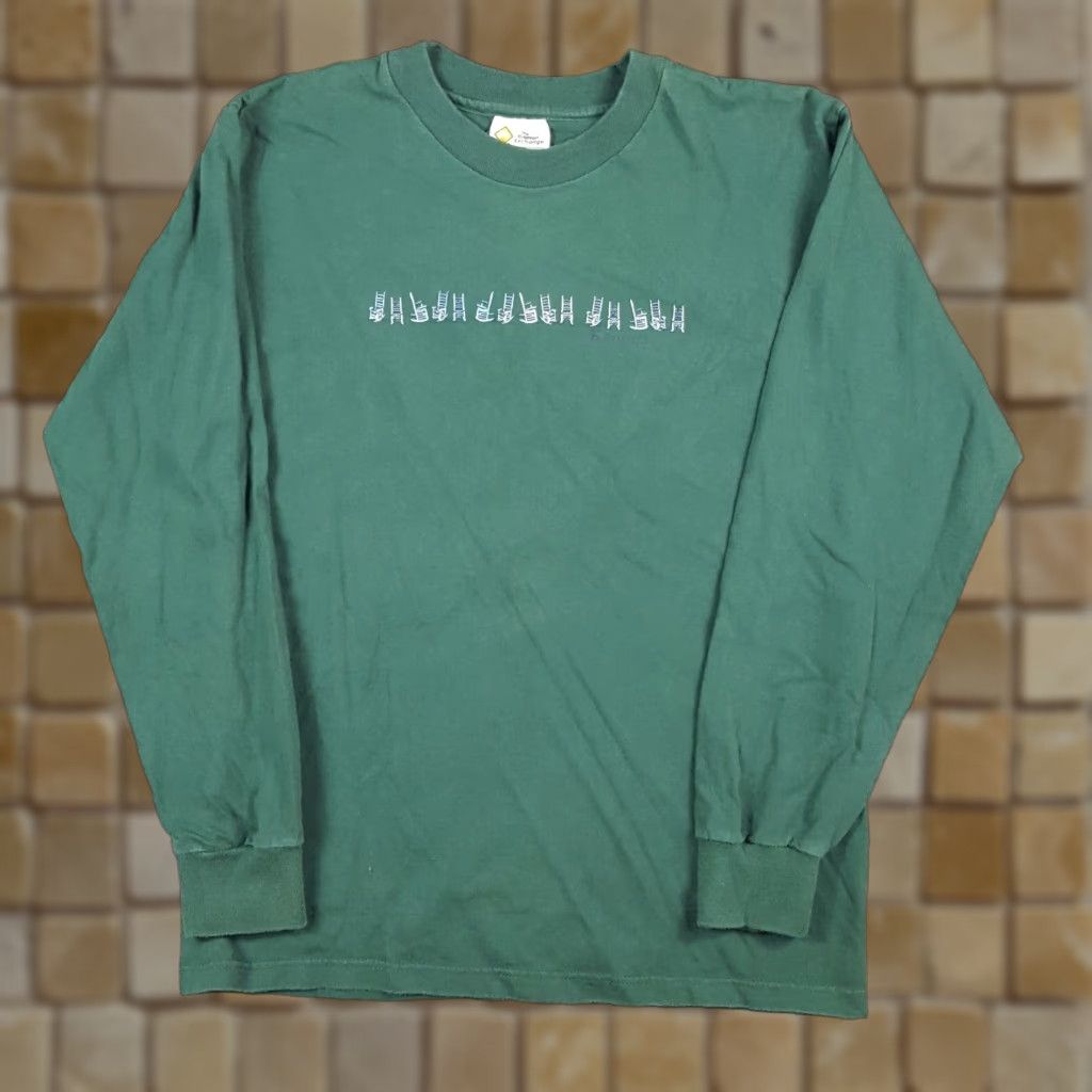 Vintage VINTAGE The Cotton Exchange 90s Rocking Chair T-Shirt Men’s Small Long Sleeve Green Retro MCM Size US S / EU 44-46 / 1 - 1 Thumbnail