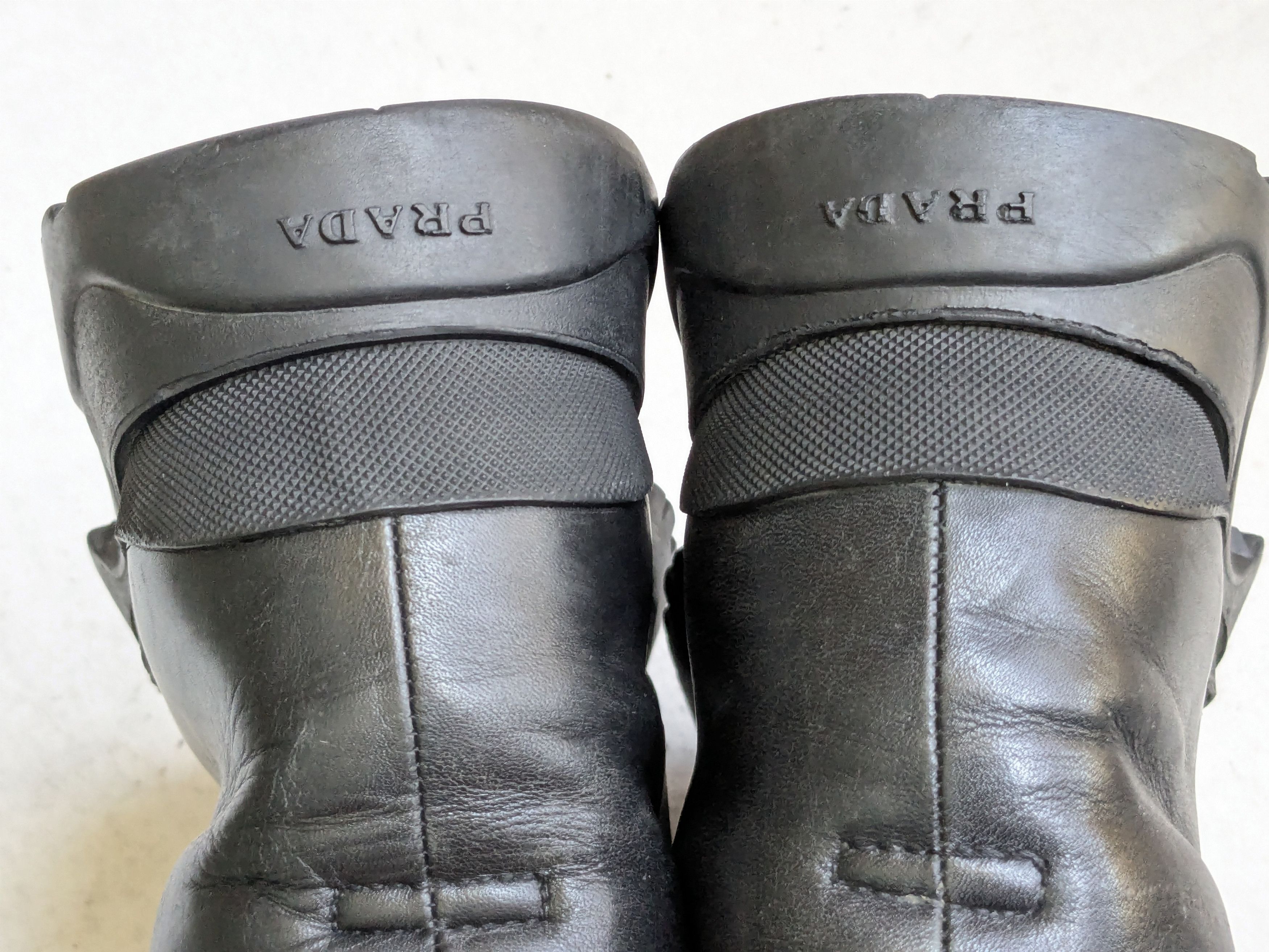 Prada Prada Sneakers Black 13 Leather Y2K Platform Vibram Size US 13 / EU 46 - 13 Thumbnail