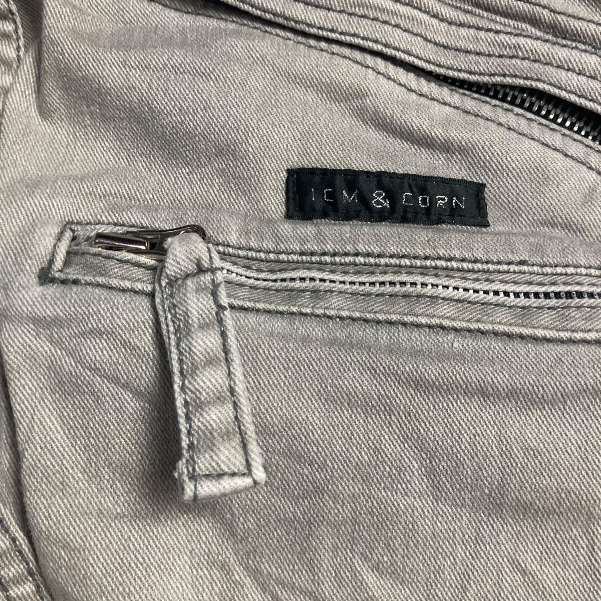 Japanese Brand ICM & CORN Bikers Pants Unique Multi Zipper Design Like Ppfm Size US 32 / EU 48 - 8 Thumbnail